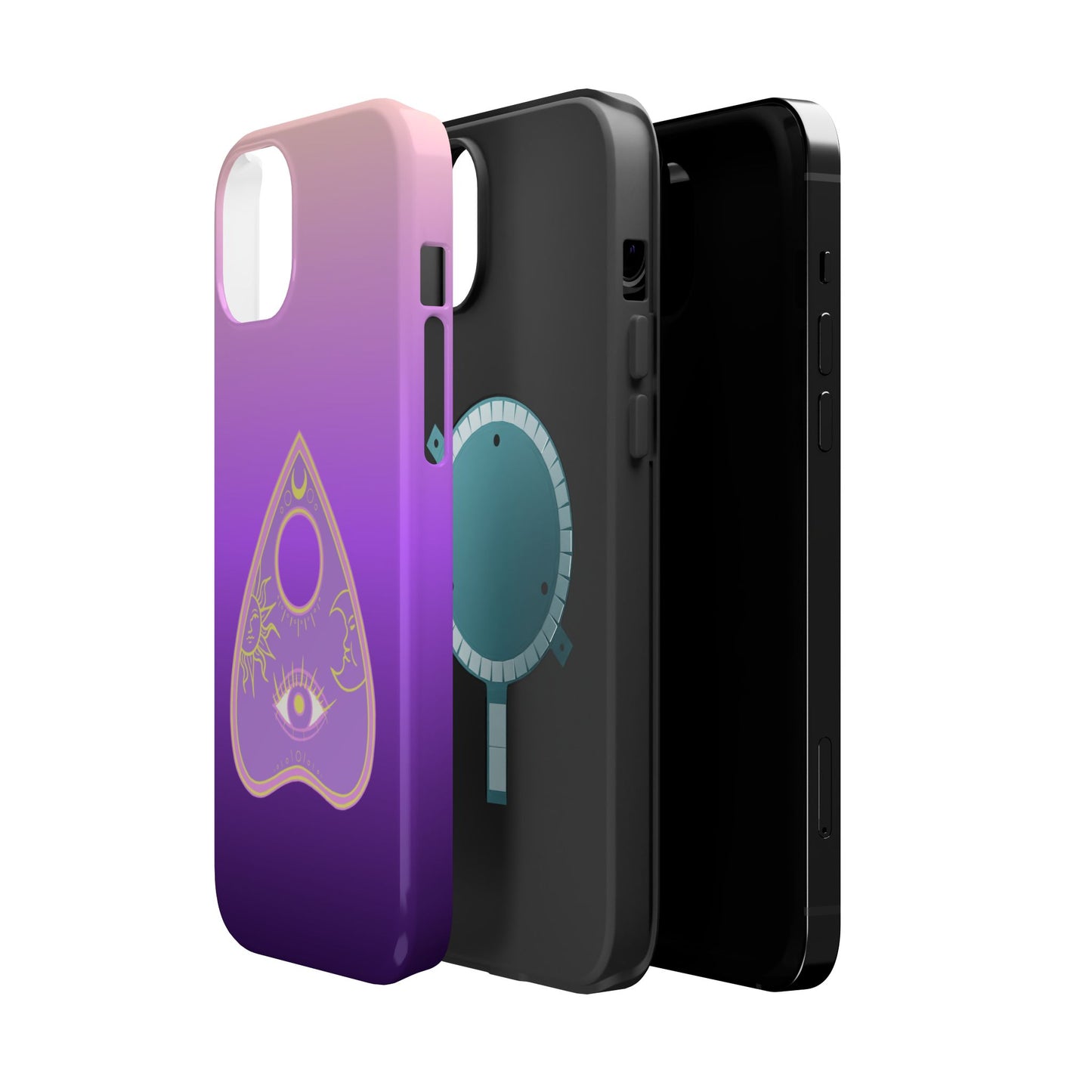 Purple Gradient with Planchette and Celestial Design