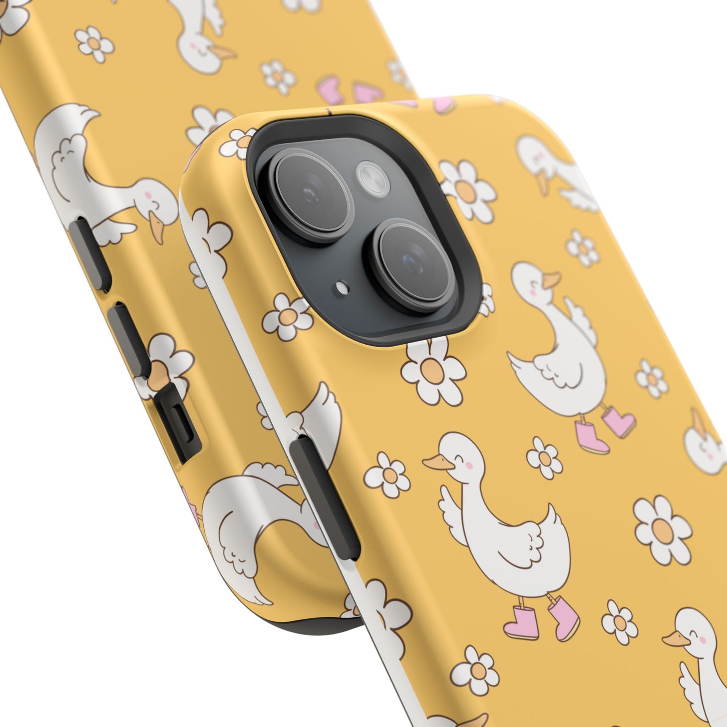 Charming Duck Pattern Magnetic Phone Case