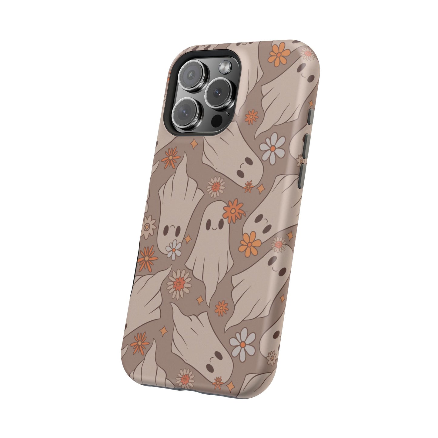 Ghostly Floral Magnetic Phone Cases
