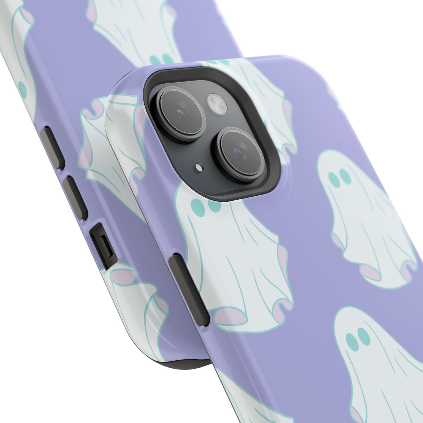 Ghost-Themed Impact-Resistant Phone Case