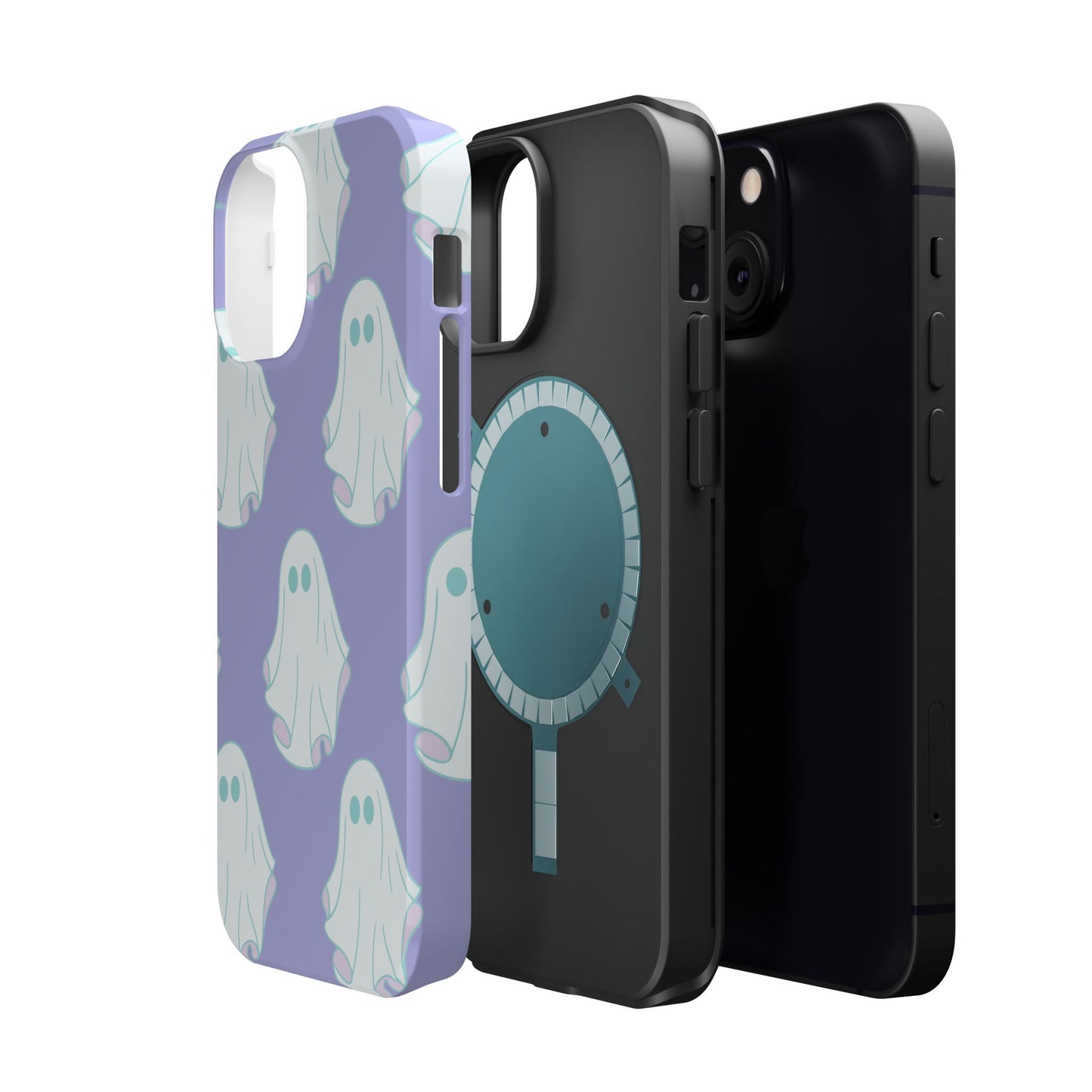 Ghost-Themed Impact-Resistant Phone Case