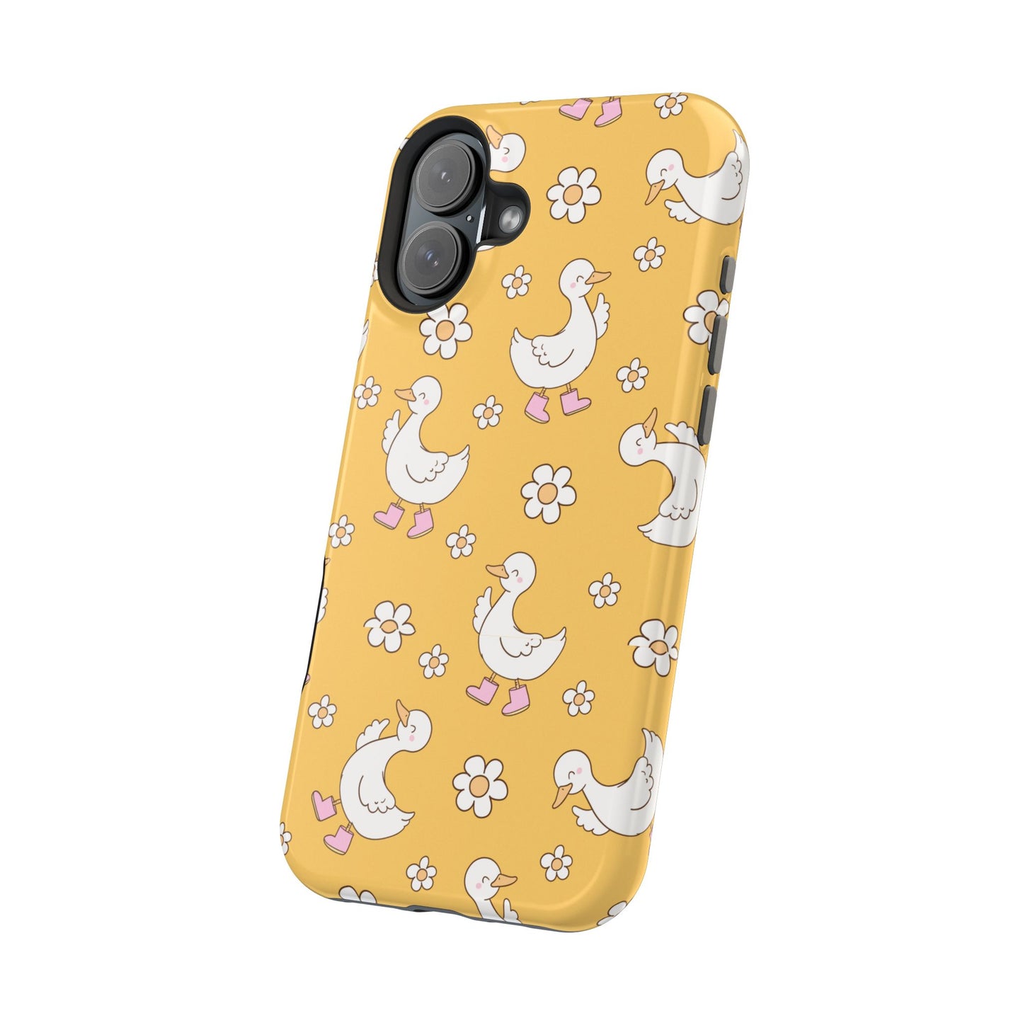Charming Duck Pattern Magnetic Phone Case