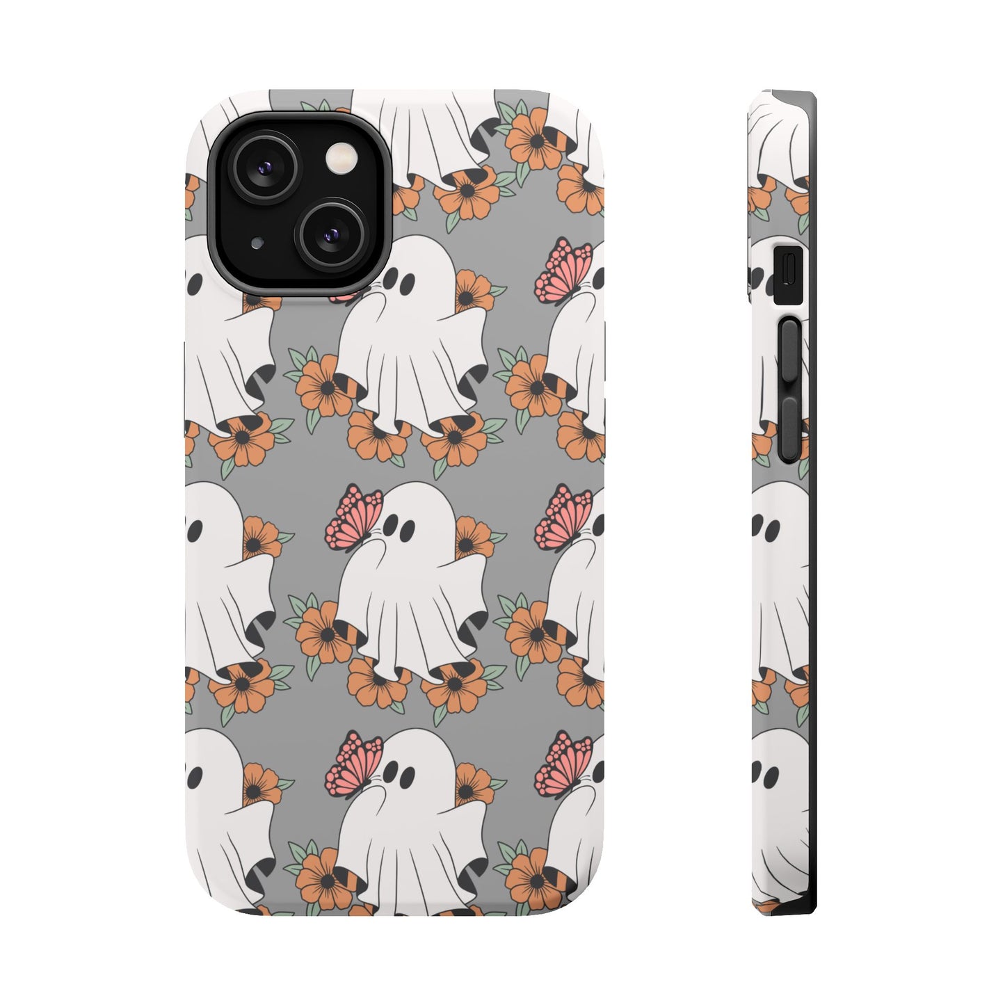 Cute Ghost Floral Phone Case