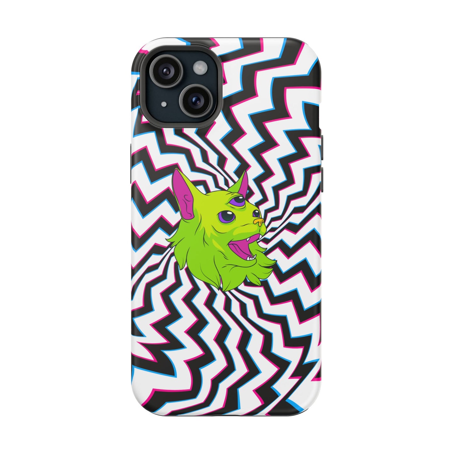 Vibrant Alien Cat Magnetic Phone Cases