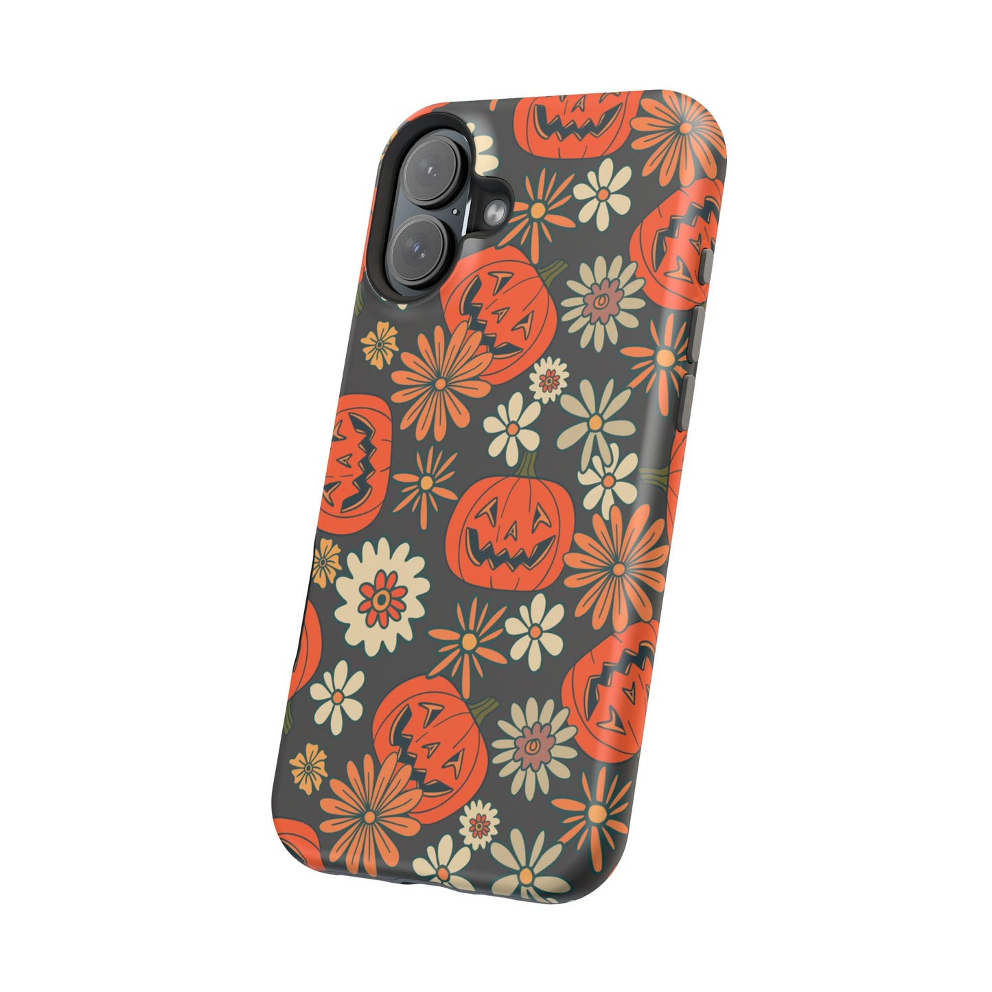 Pumpkin Floral iPhone Case