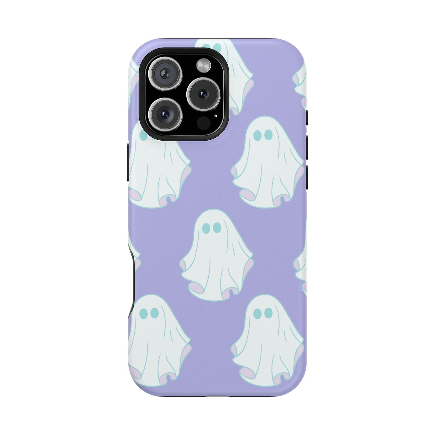 Ghost-Themed Impact-Resistant Phone Case