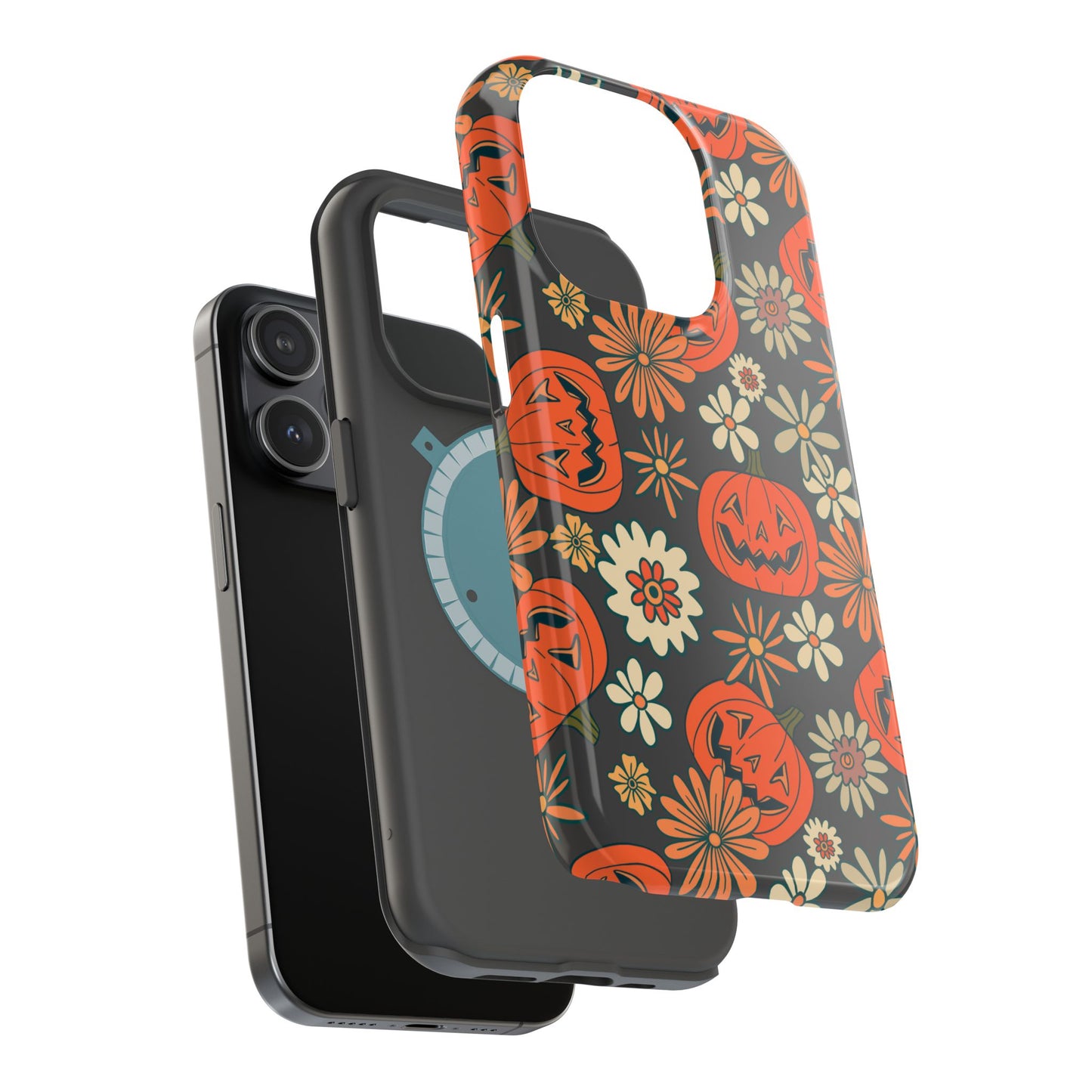 Pumpkin Floral iPhone Case