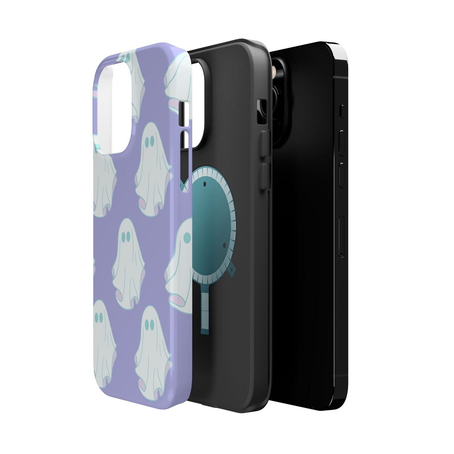 Ghost-Themed Impact-Resistant Phone Case