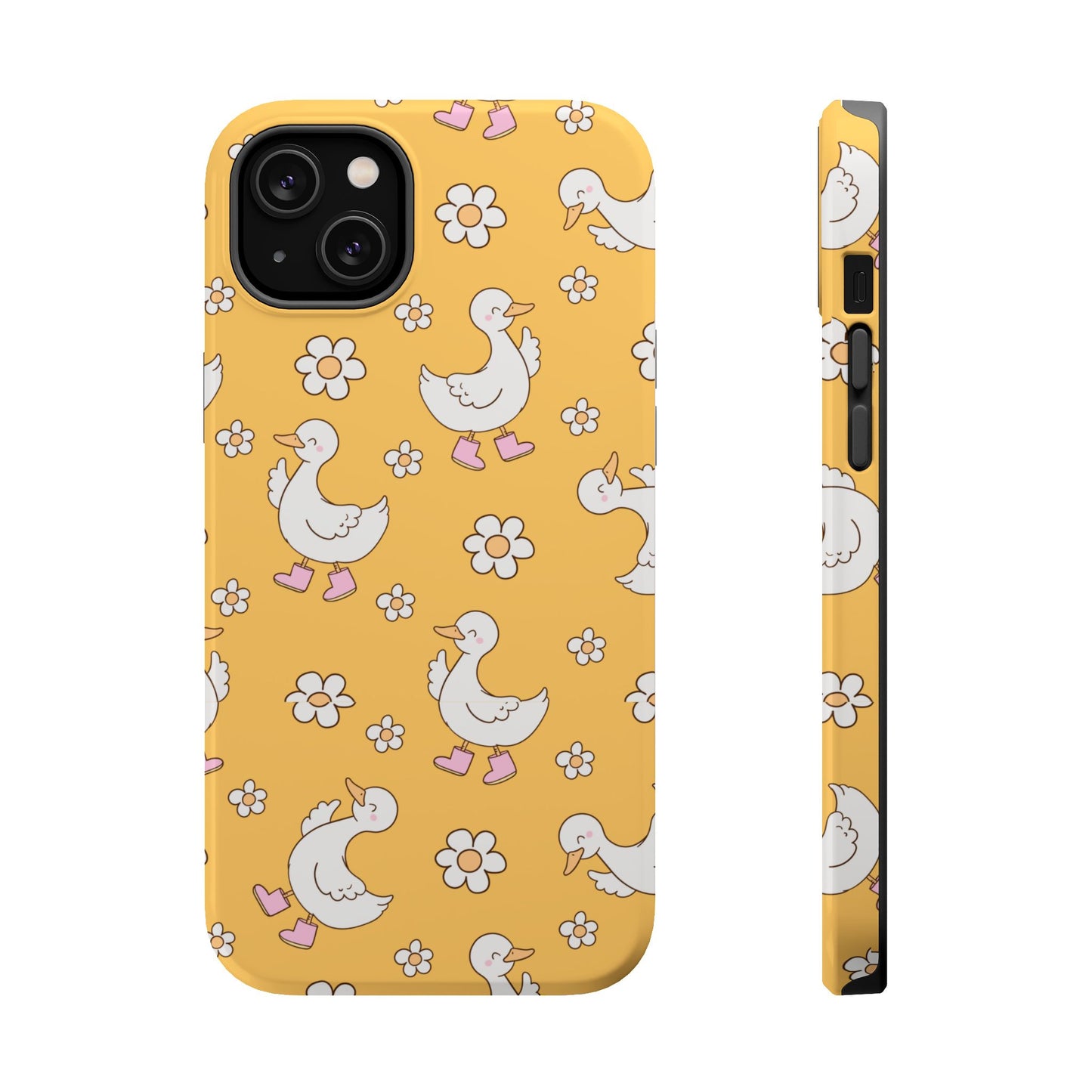 Charming Duck Pattern Magnetic Phone Case