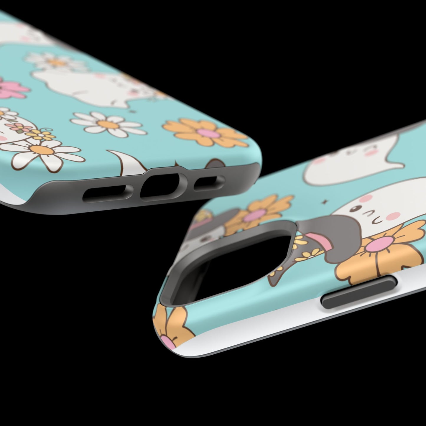 Cute Floral Ghost Magnetic Phone Case