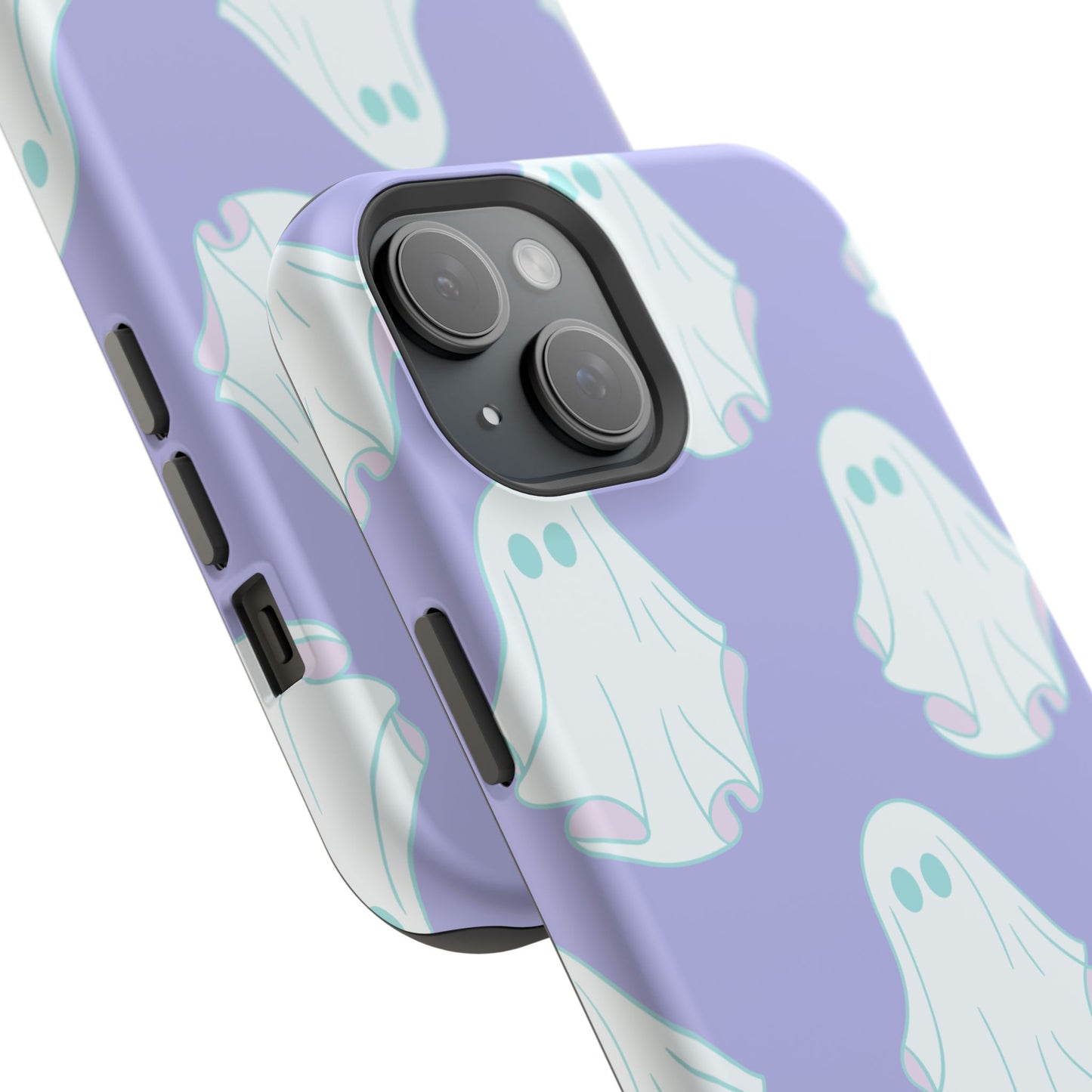 Ghost-Themed Impact-Resistant Phone Case