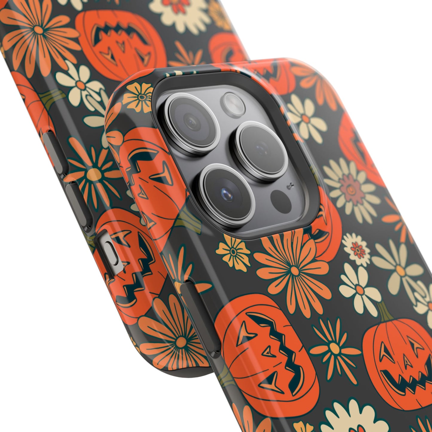 Pumpkin Floral iPhone Case