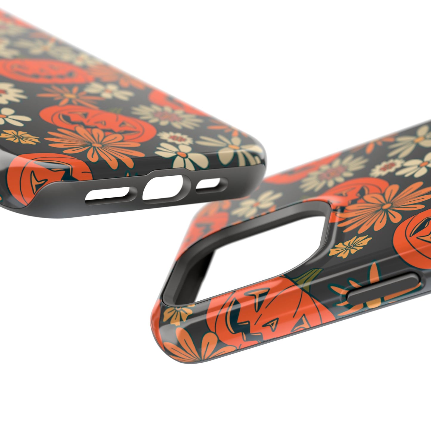 Pumpkin Floral iPhone Case