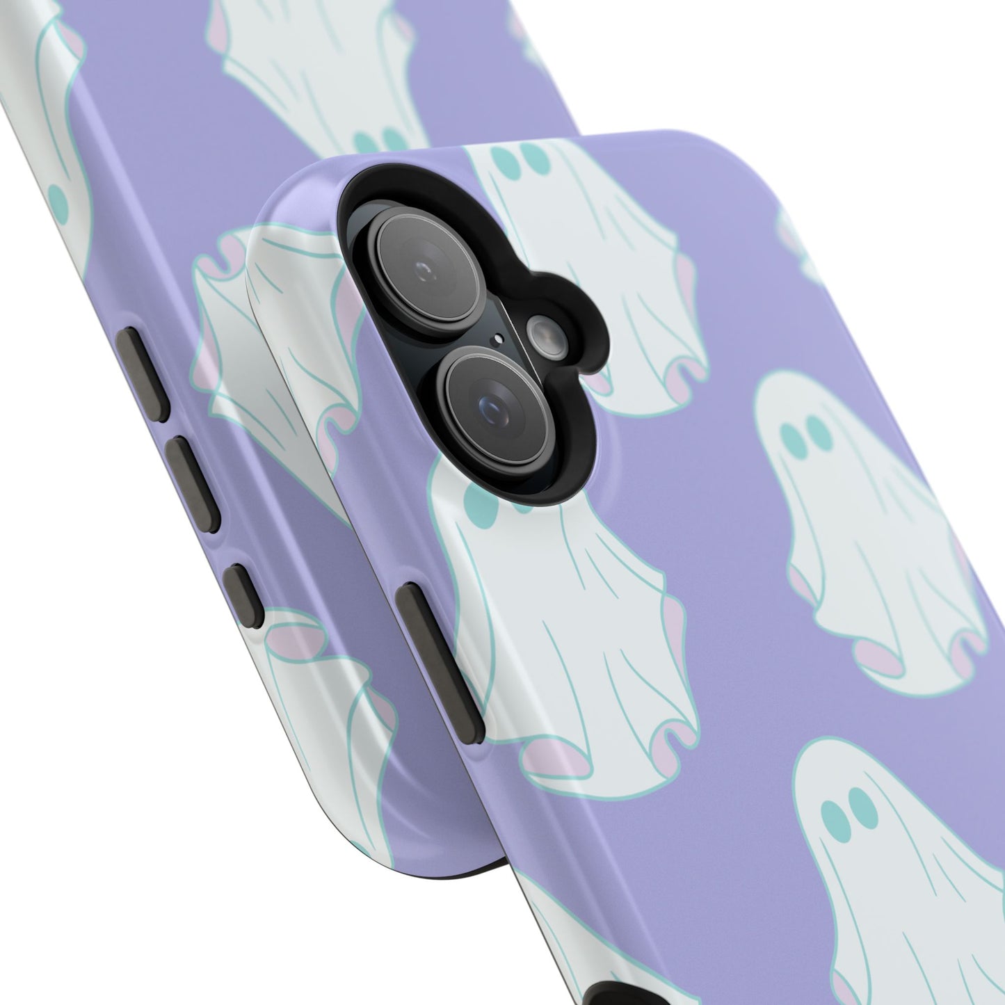Ghost-Themed Impact-Resistant Phone Case