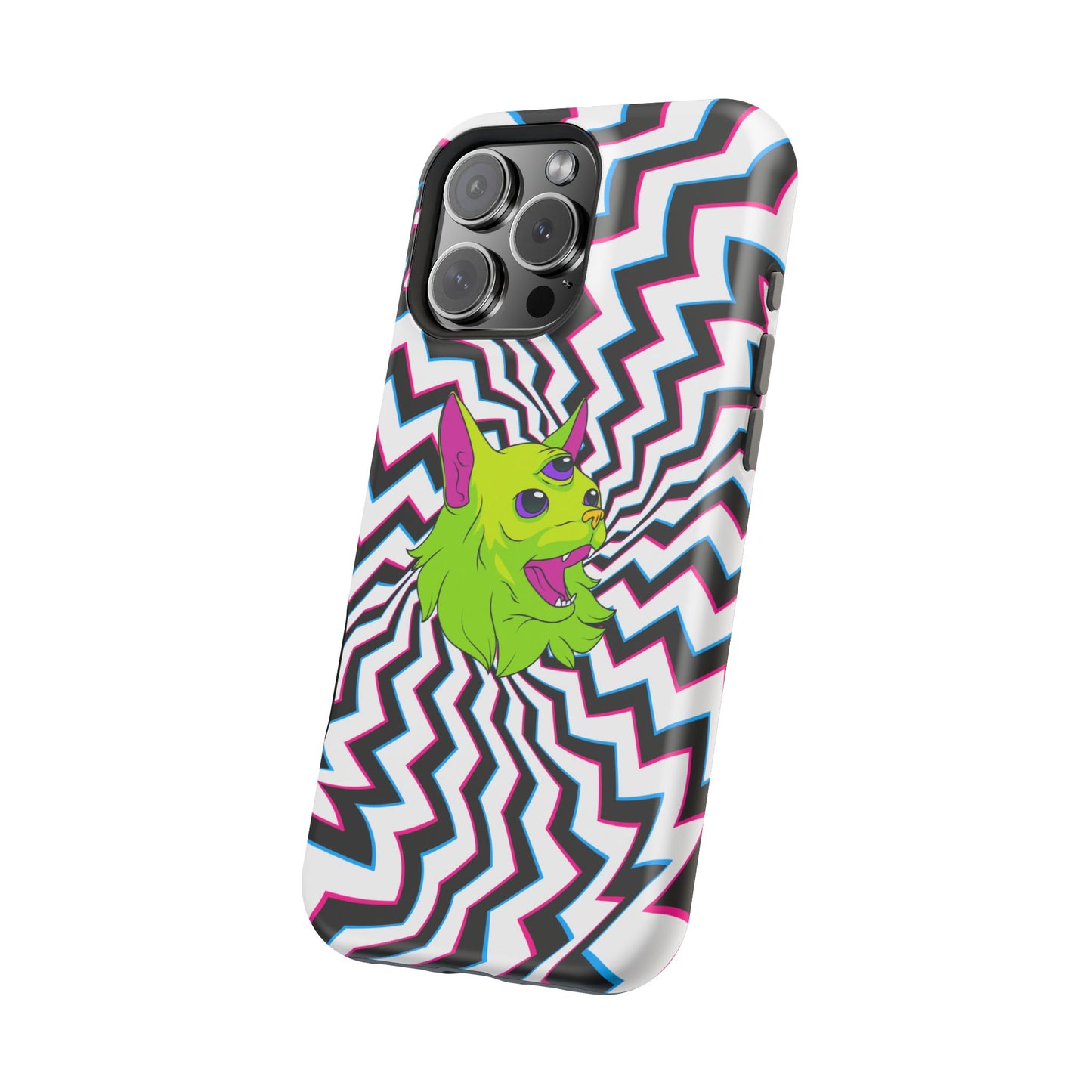 Vibrant Alien Cat Magnetic Phone Cases