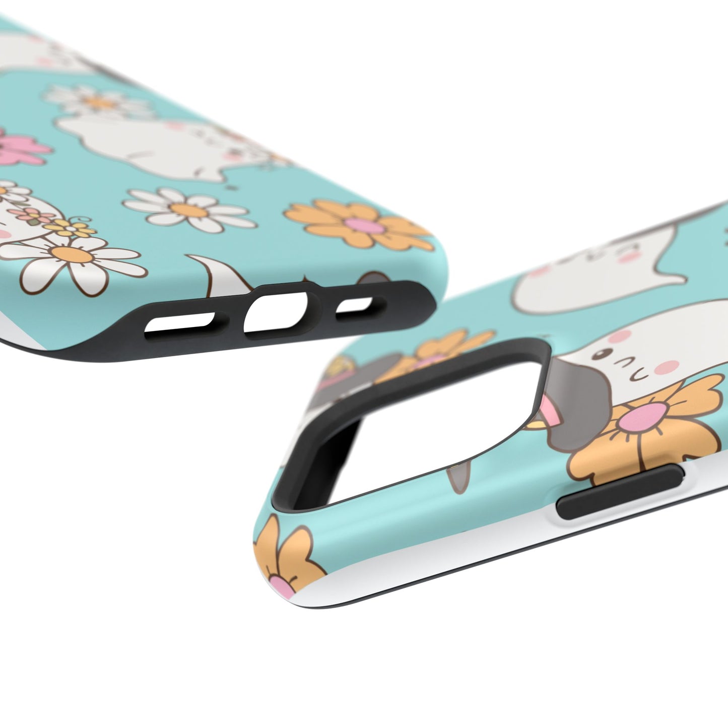 Cute Floral Ghost Magnetic Phone Case