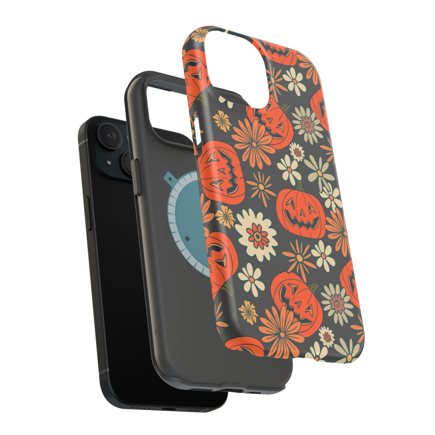 Pumpkin Floral iPhone Case