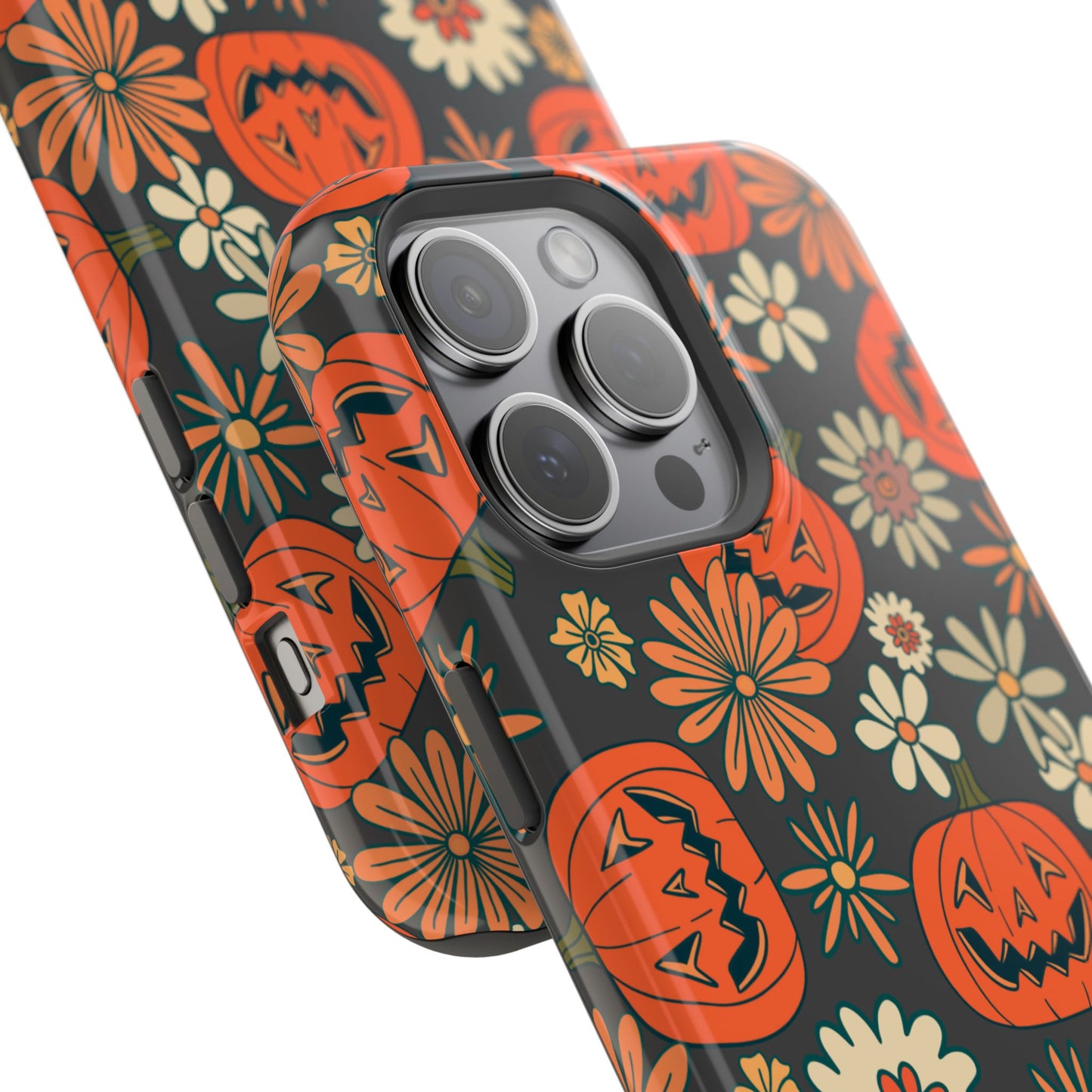 Pumpkin Floral iPhone Case