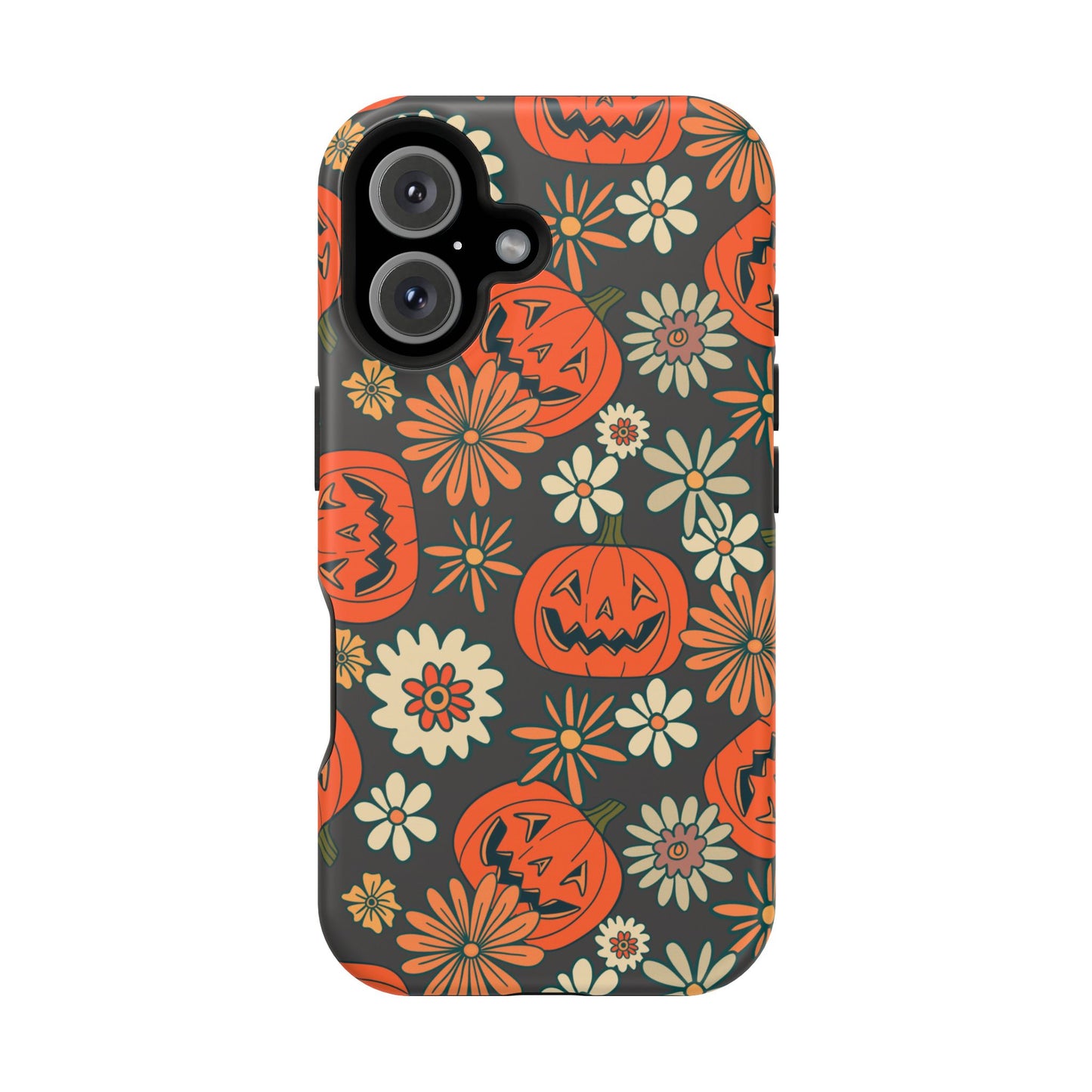 Pumpkin Floral iPhone Case
