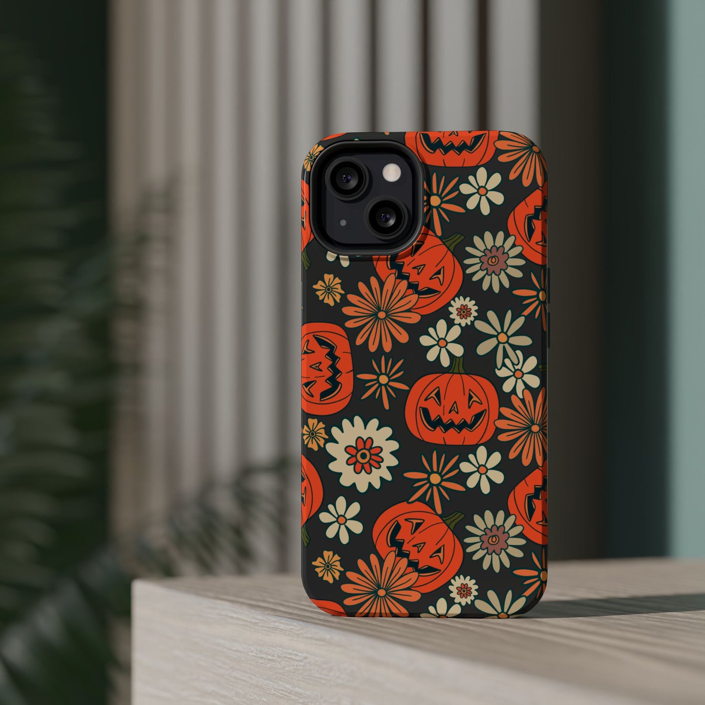 Pumpkin Floral iPhone Case