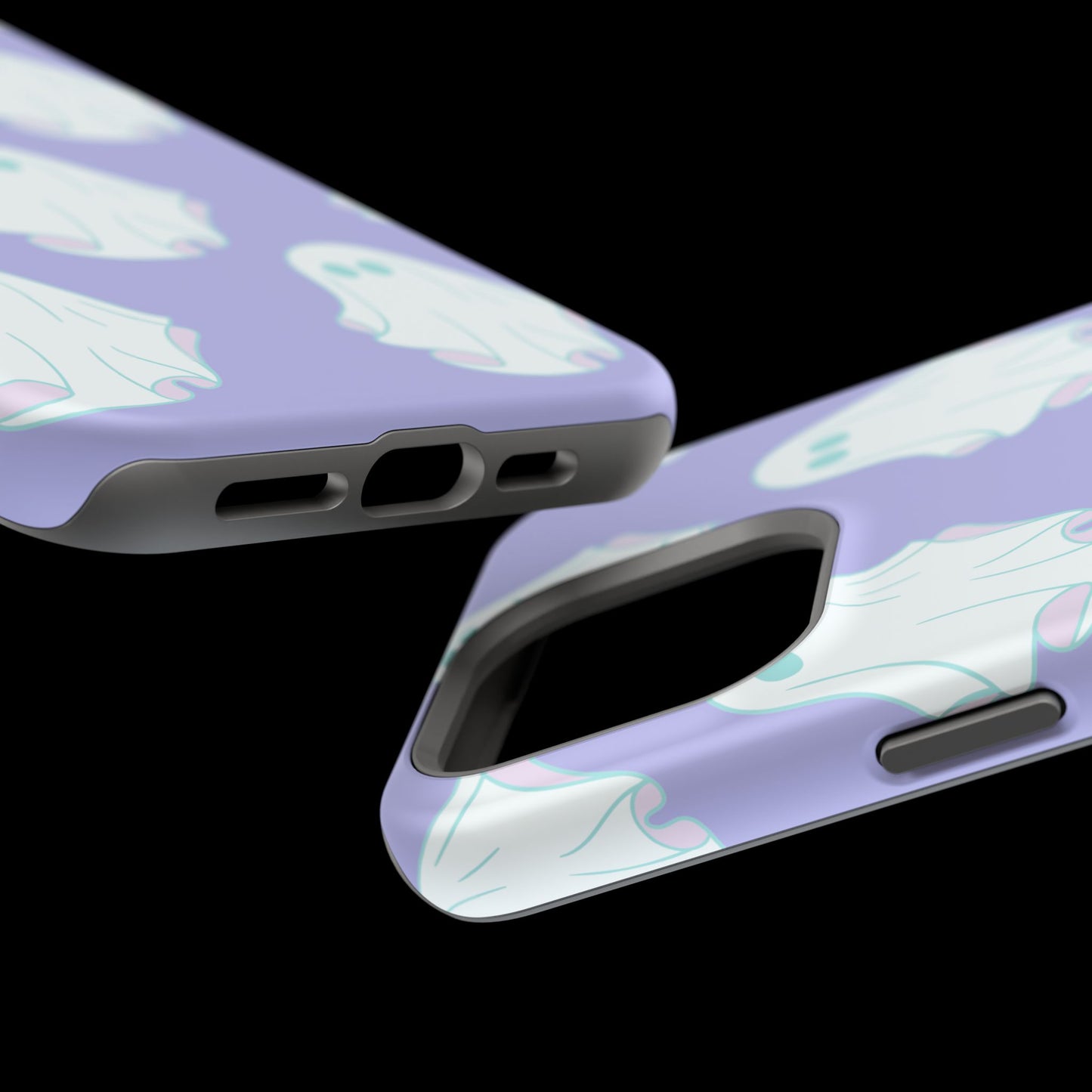 Ghost-Themed Impact-Resistant Phone Case