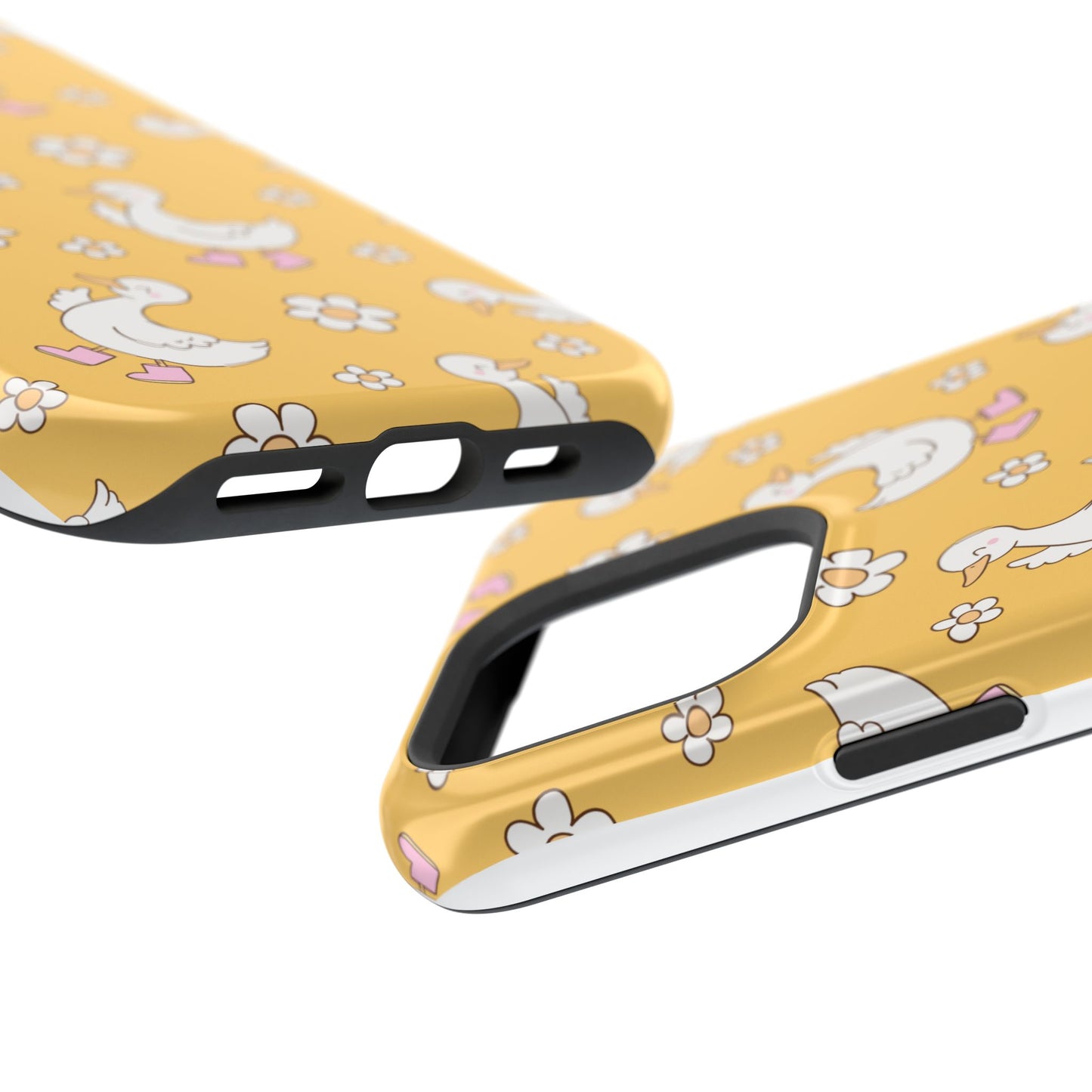 Charming Duck Pattern Magnetic Phone Case