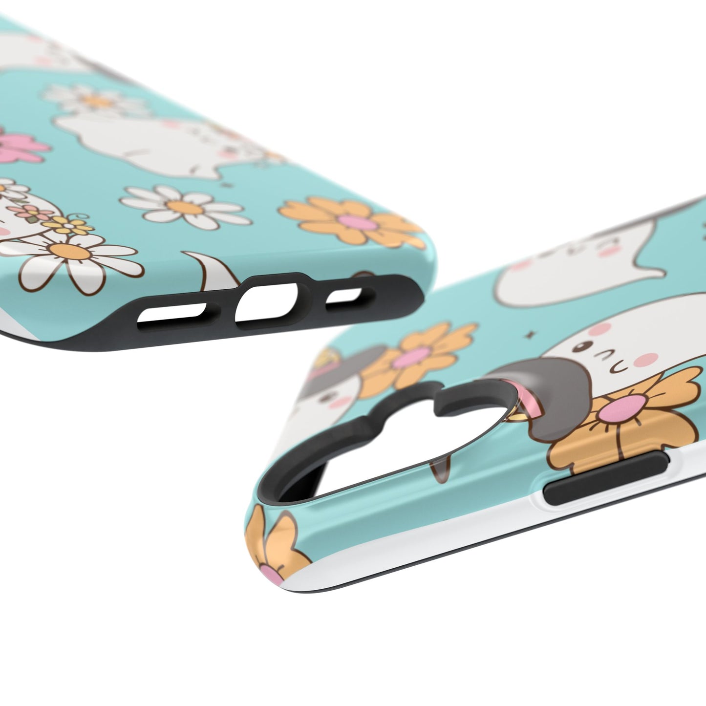 Cute Floral Ghost Magnetic Phone Case