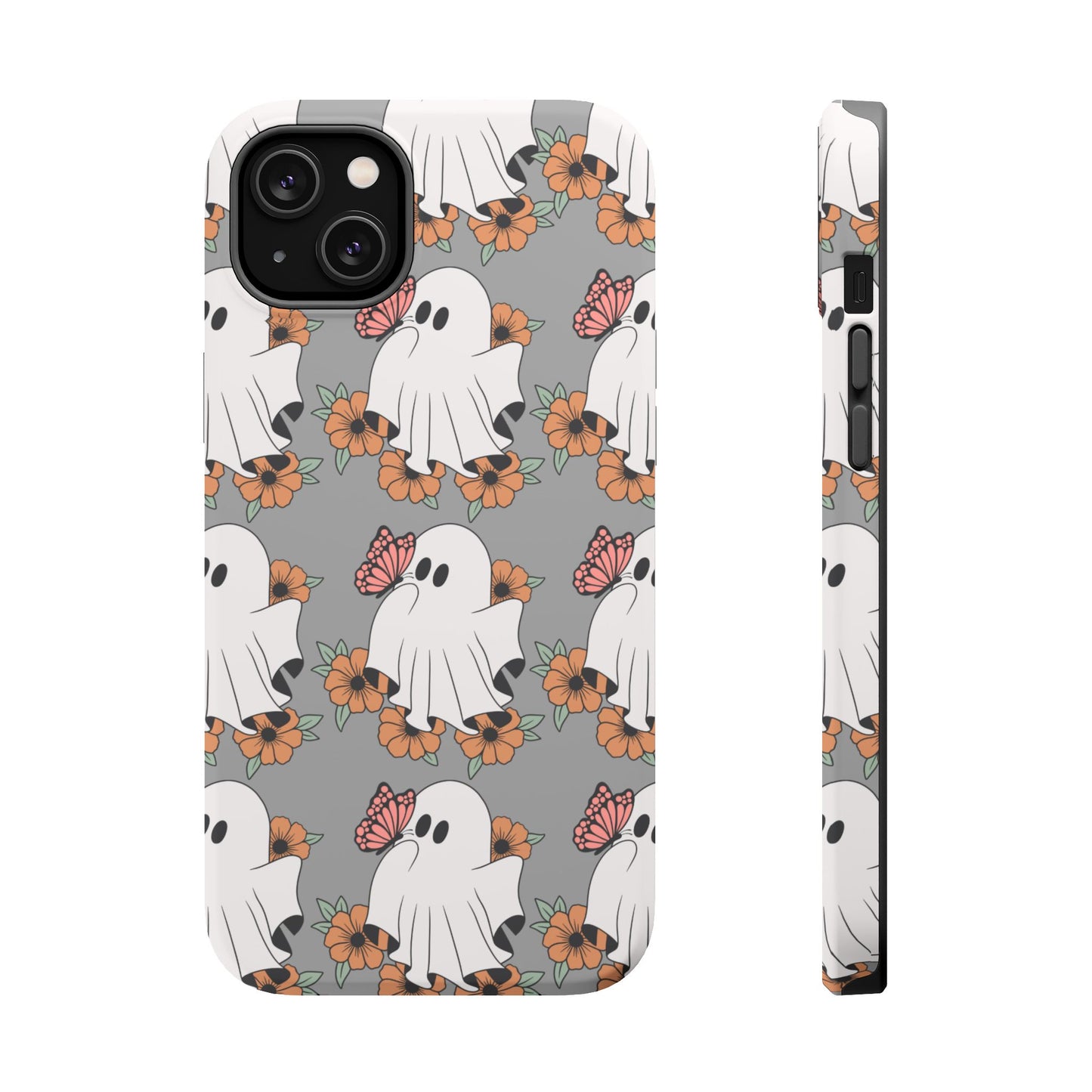 Cute Ghost Floral Phone Case