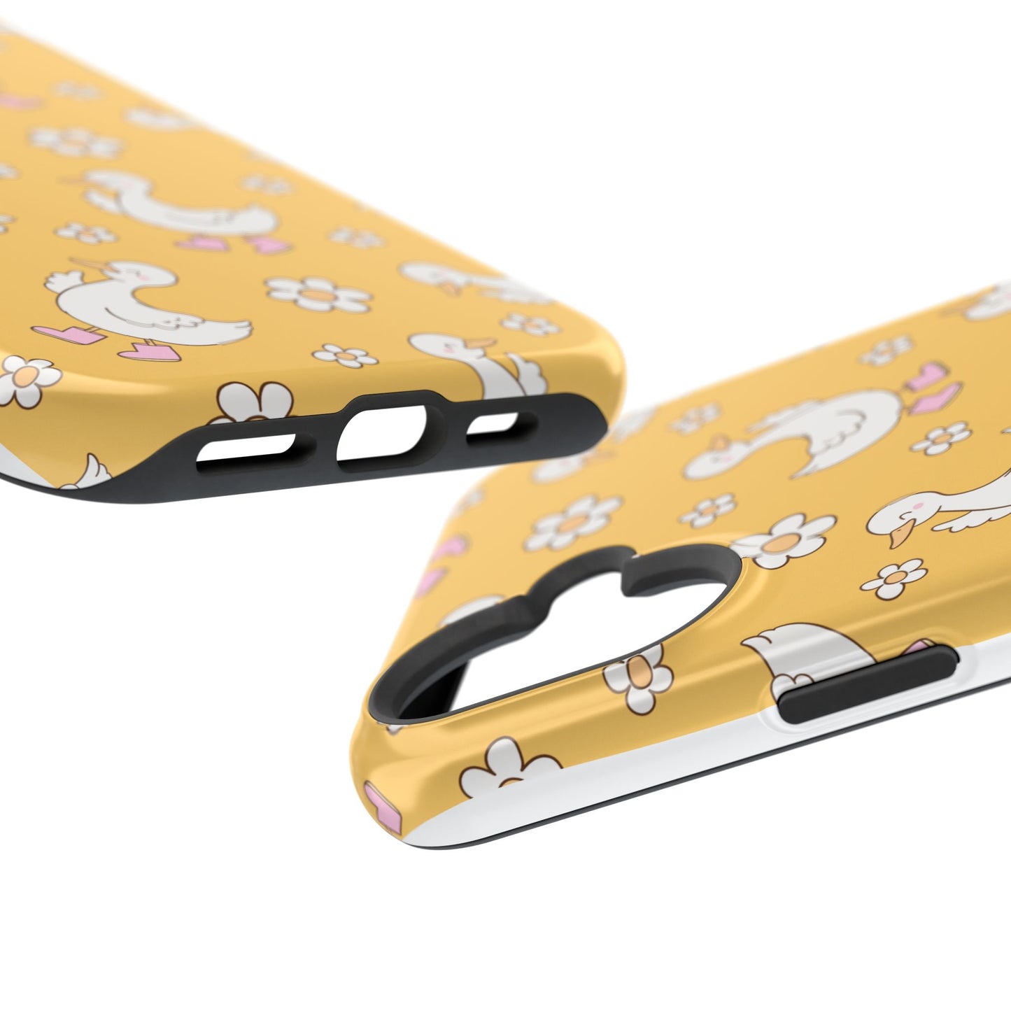 Charming Duck Pattern Magnetic Phone Case