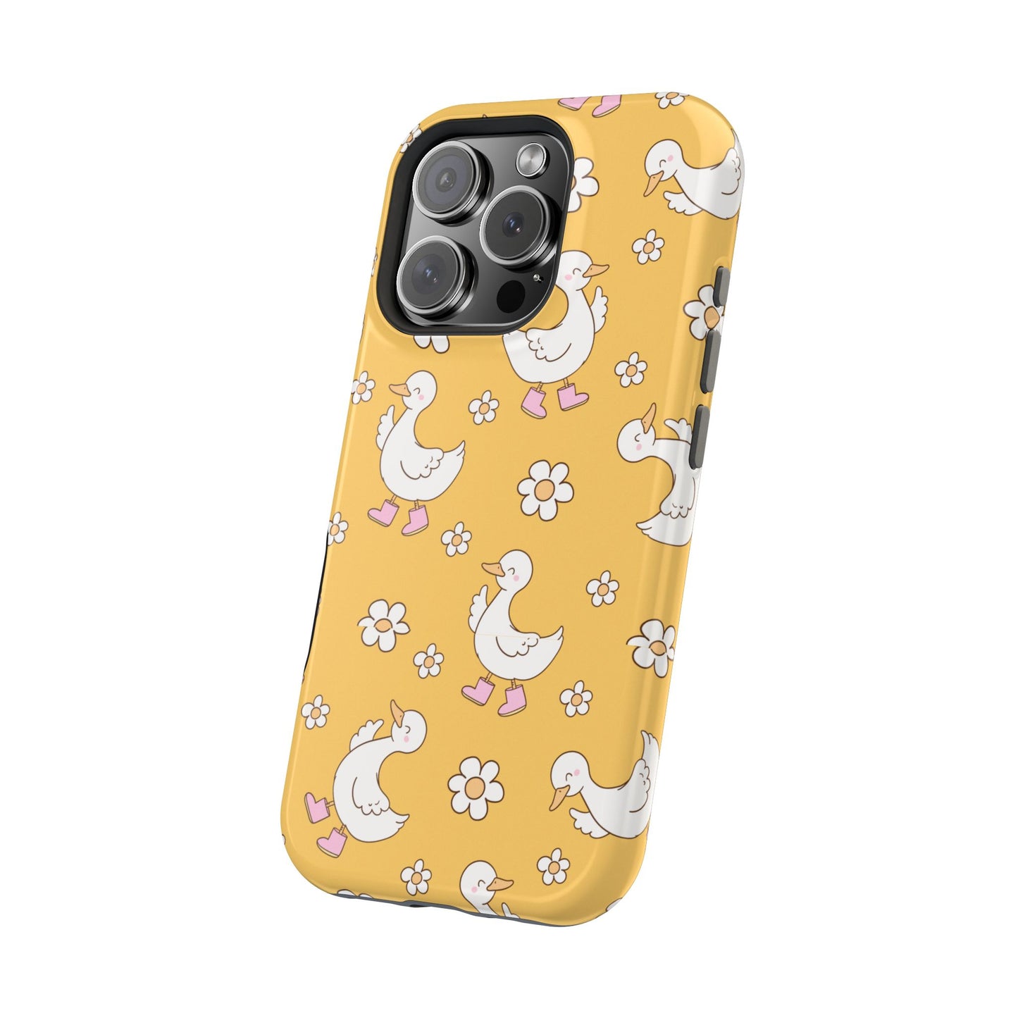 Charming Duck Pattern Magnetic Phone Case