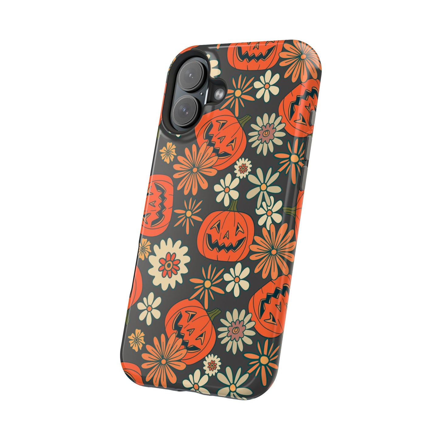 Pumpkin Floral iPhone Case