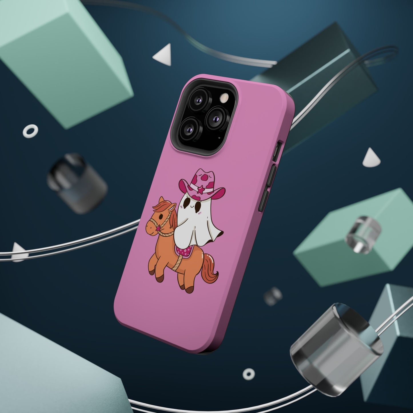 Playful Ghost Cowboy Phone Case