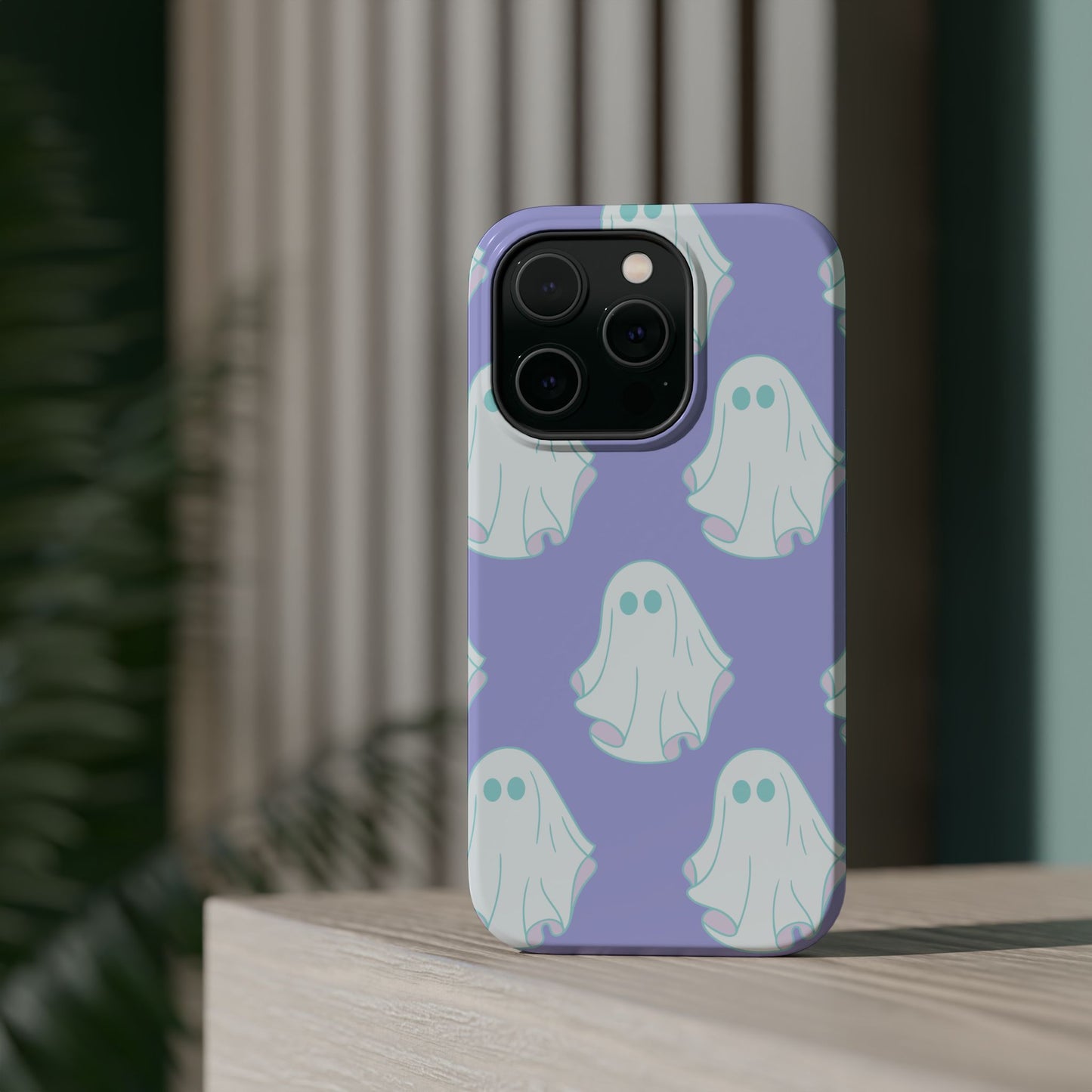 Ghost-Themed Impact-Resistant Phone Case