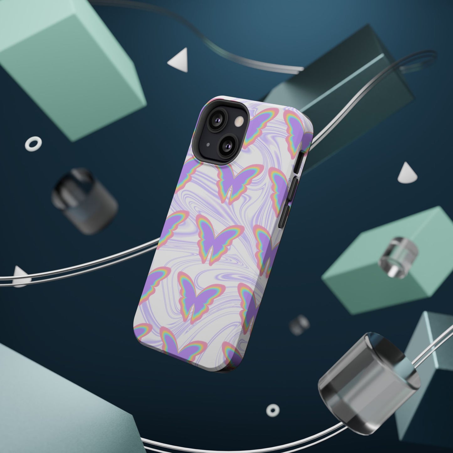 Colorful Butterfly Magnetic Phone Case