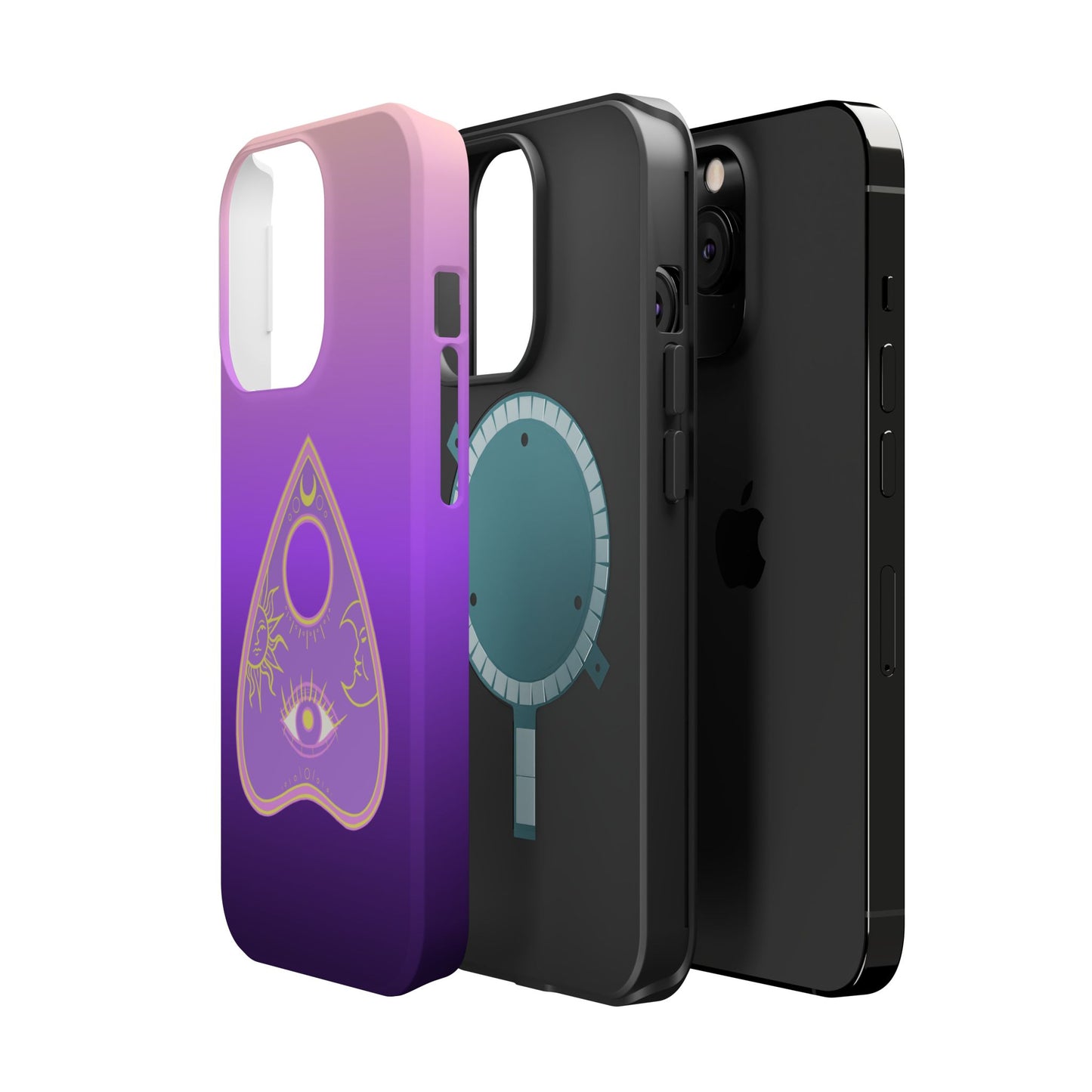 Purple Gradient with Planchette and Celestial Design