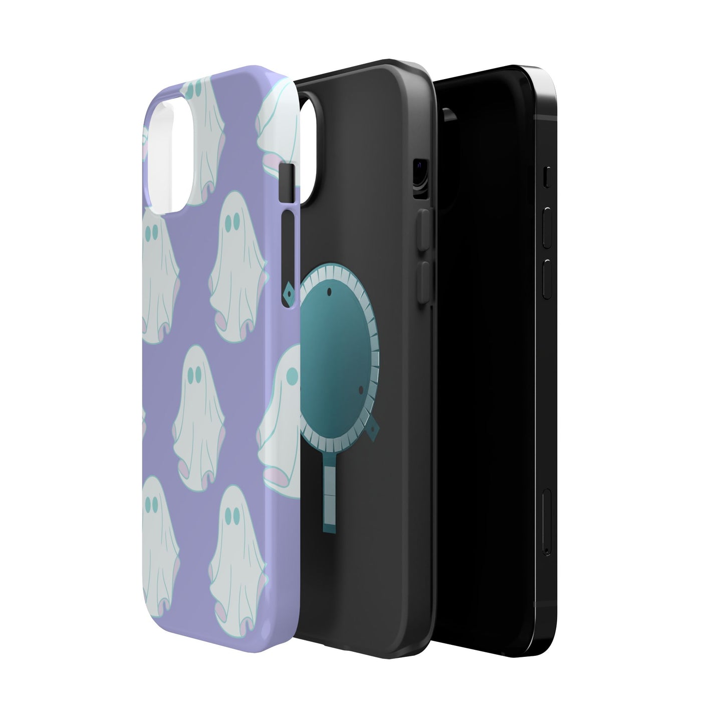 Ghost-Themed Impact-Resistant Phone Case