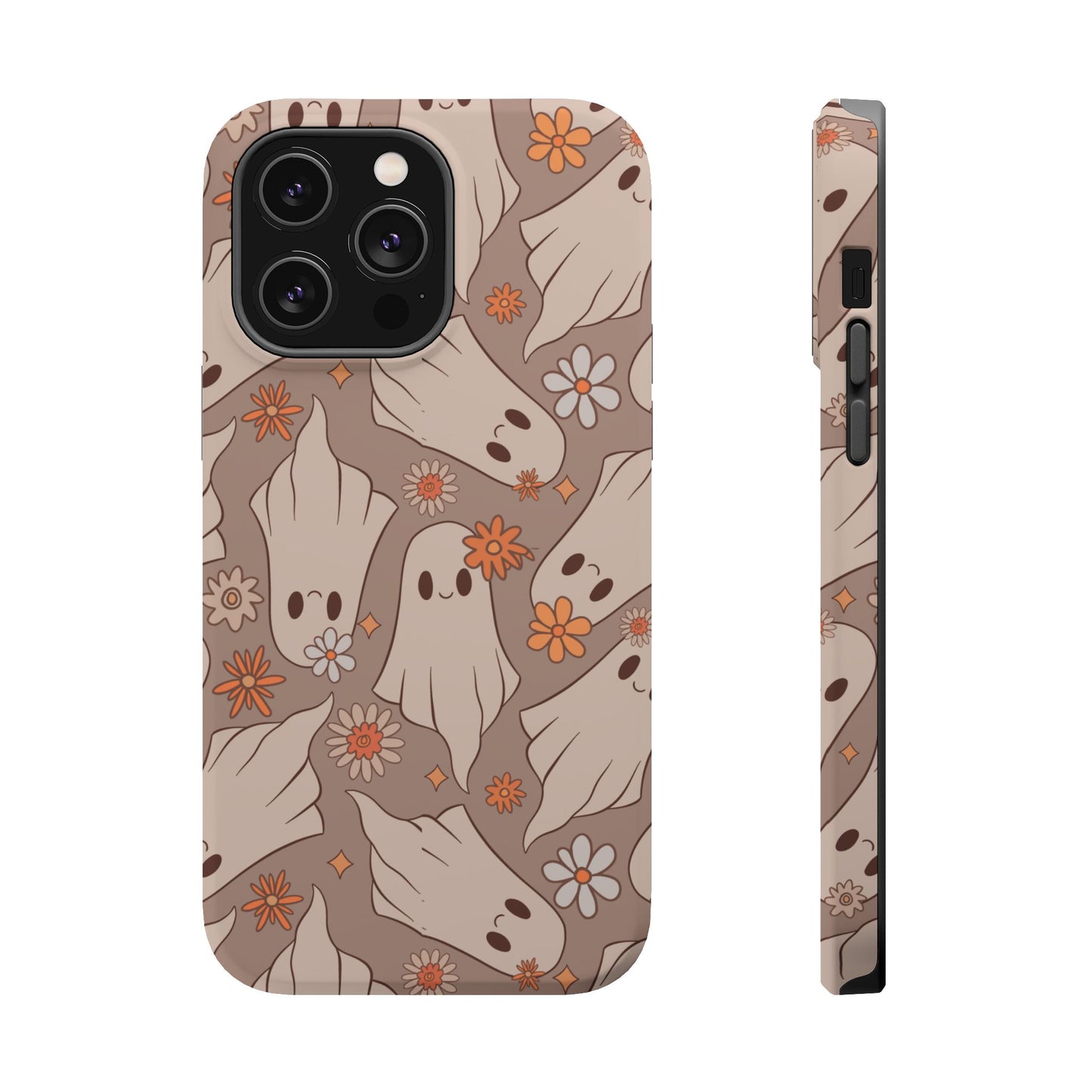 Ghostly Floral Magnetic Phone Cases