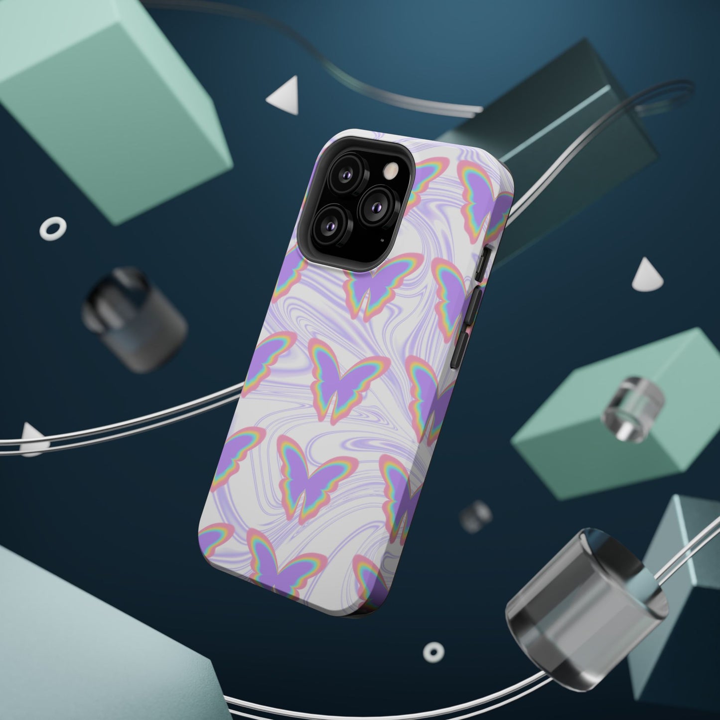 Colorful Butterfly Magnetic Phone Case