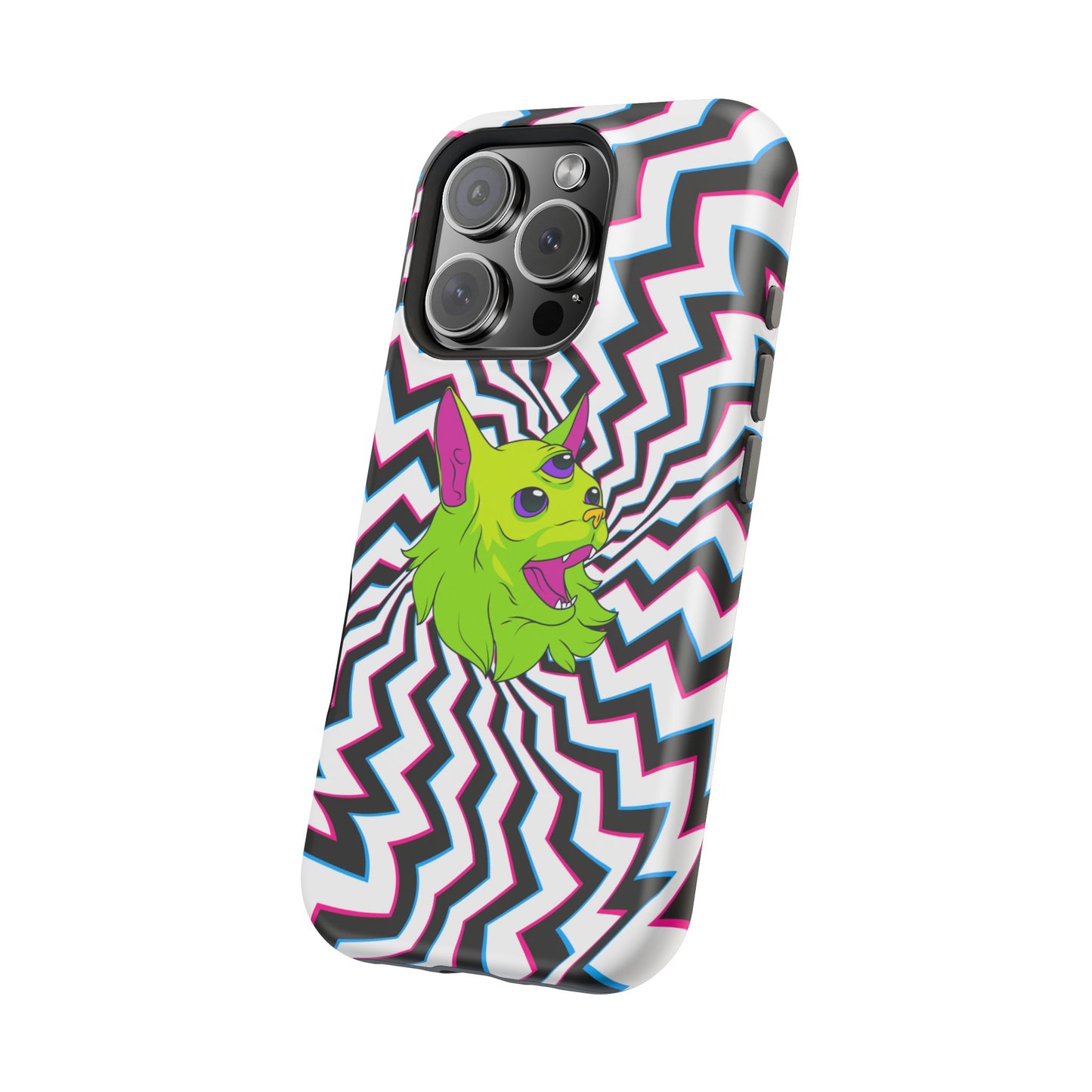 Vibrant Alien Cat Magnetic Phone Cases
