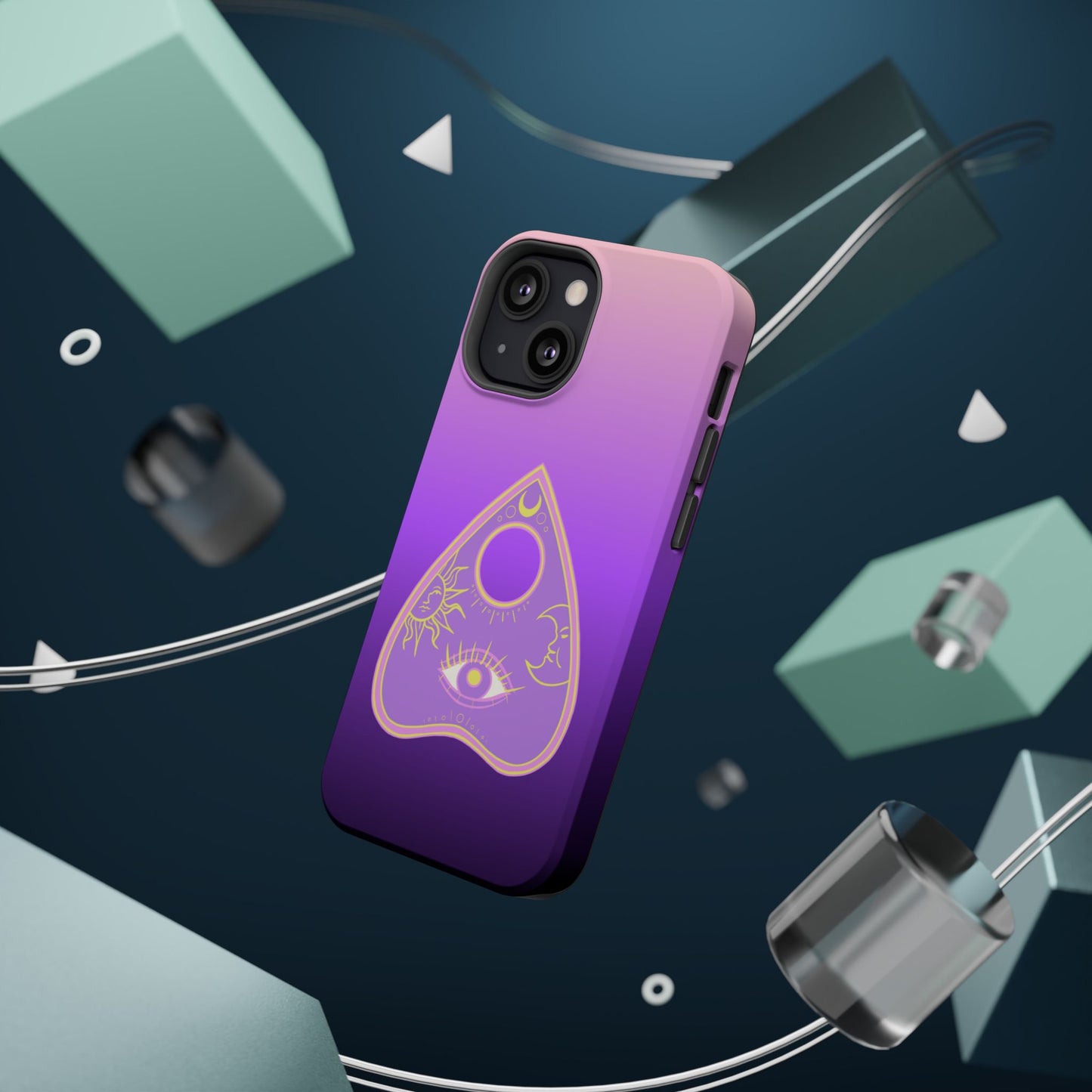 Purple Gradient with Planchette and Celestial Design