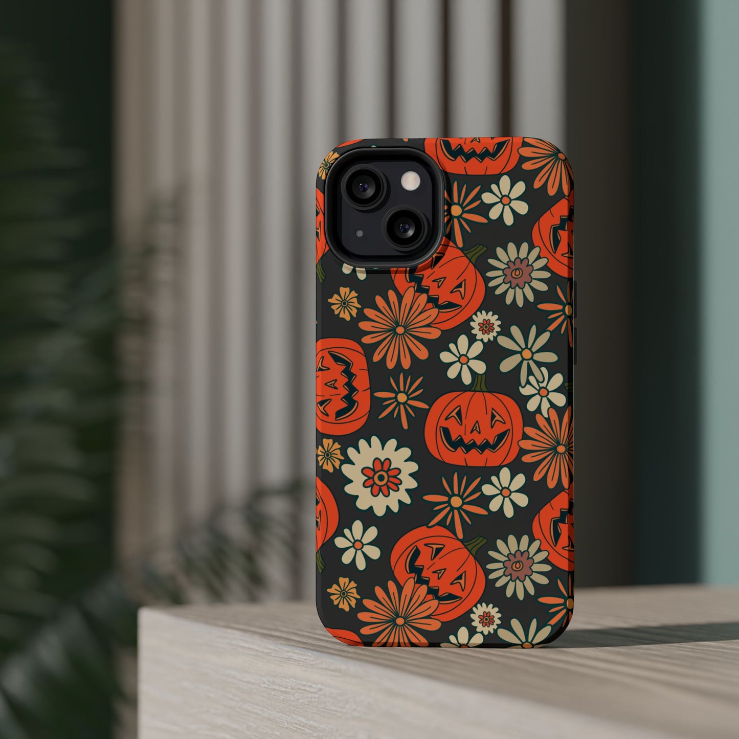 Pumpkin Floral iPhone Case