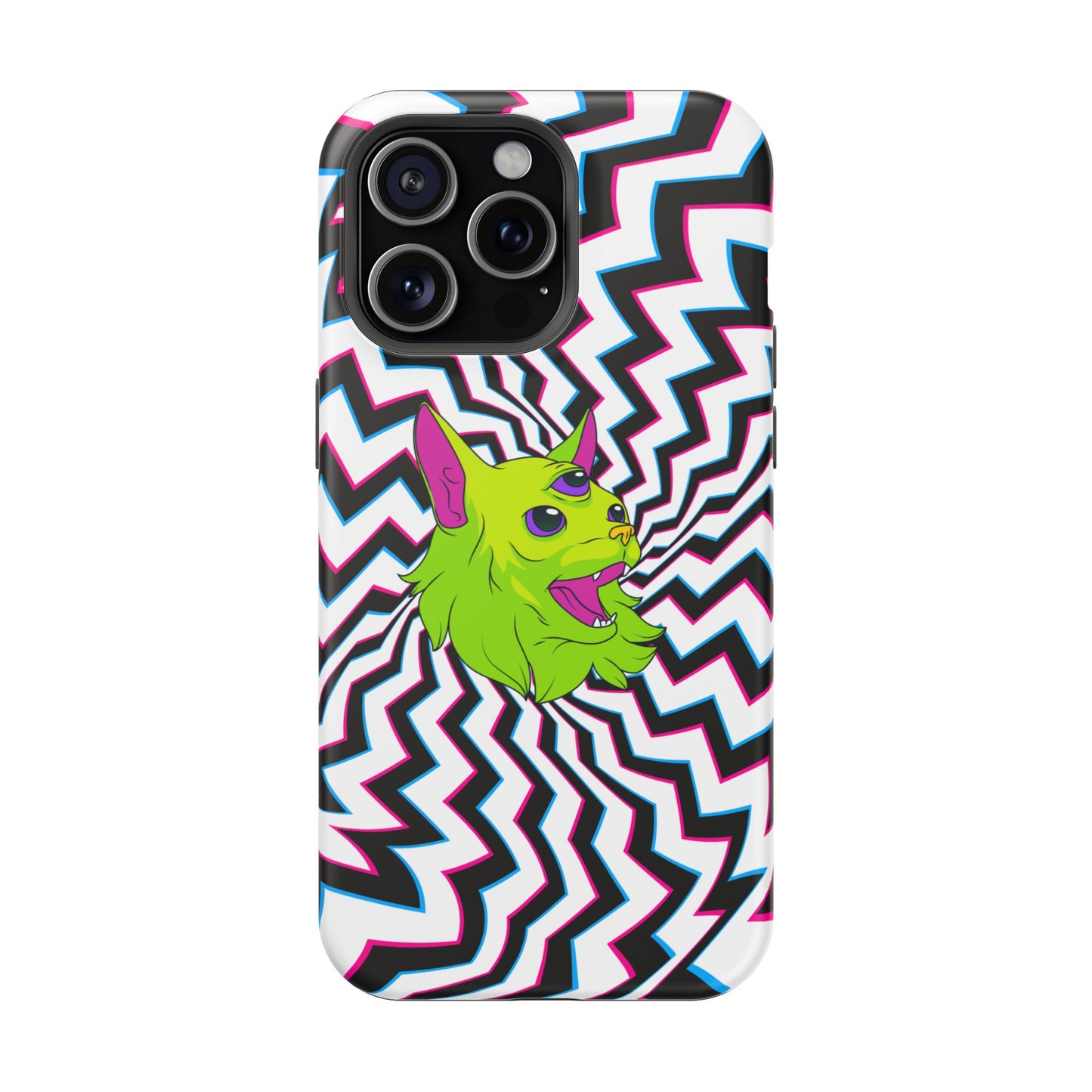 Vibrant Alien Cat Magnetic Phone Cases