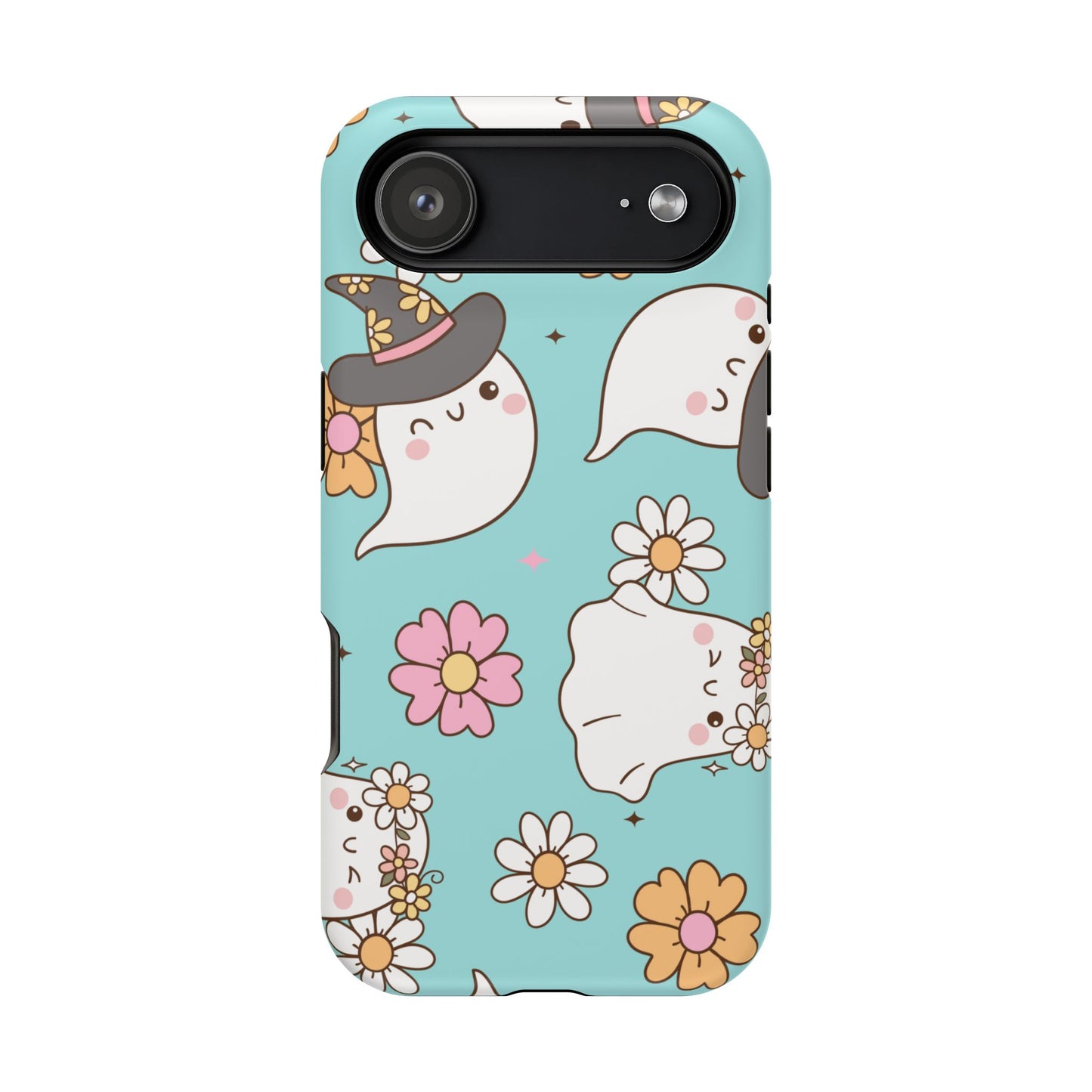 Cute Floral Ghost Magnetic Phone Case