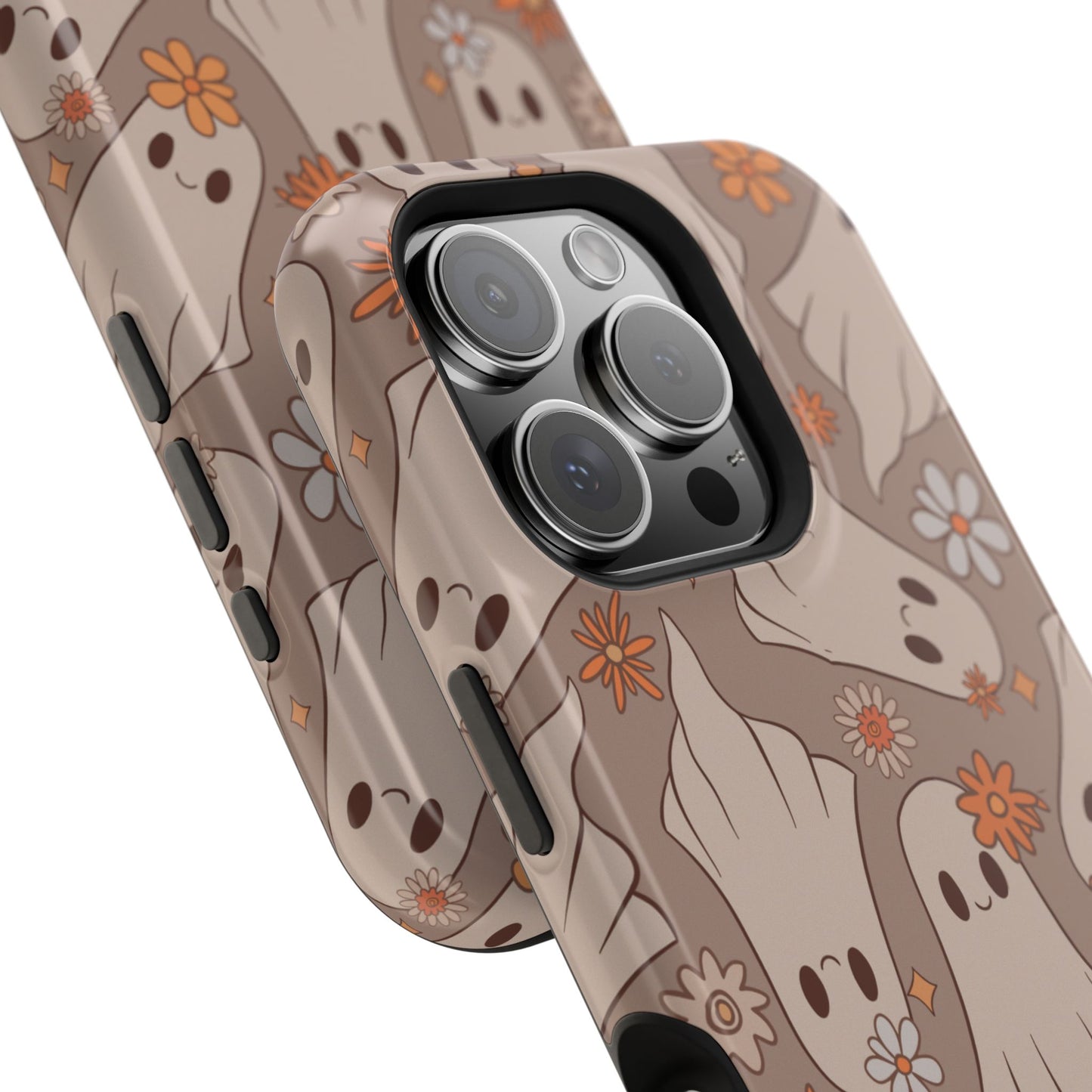 Ghostly Floral Magnetic Phone Cases