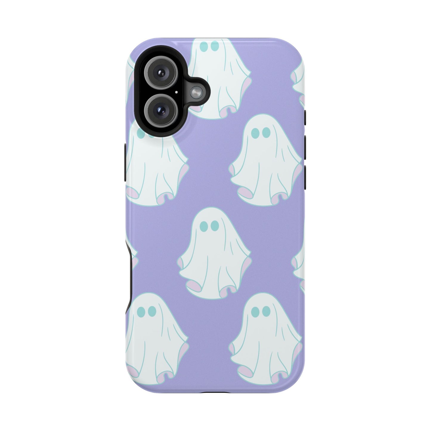 Ghost-Themed Impact-Resistant Phone Case