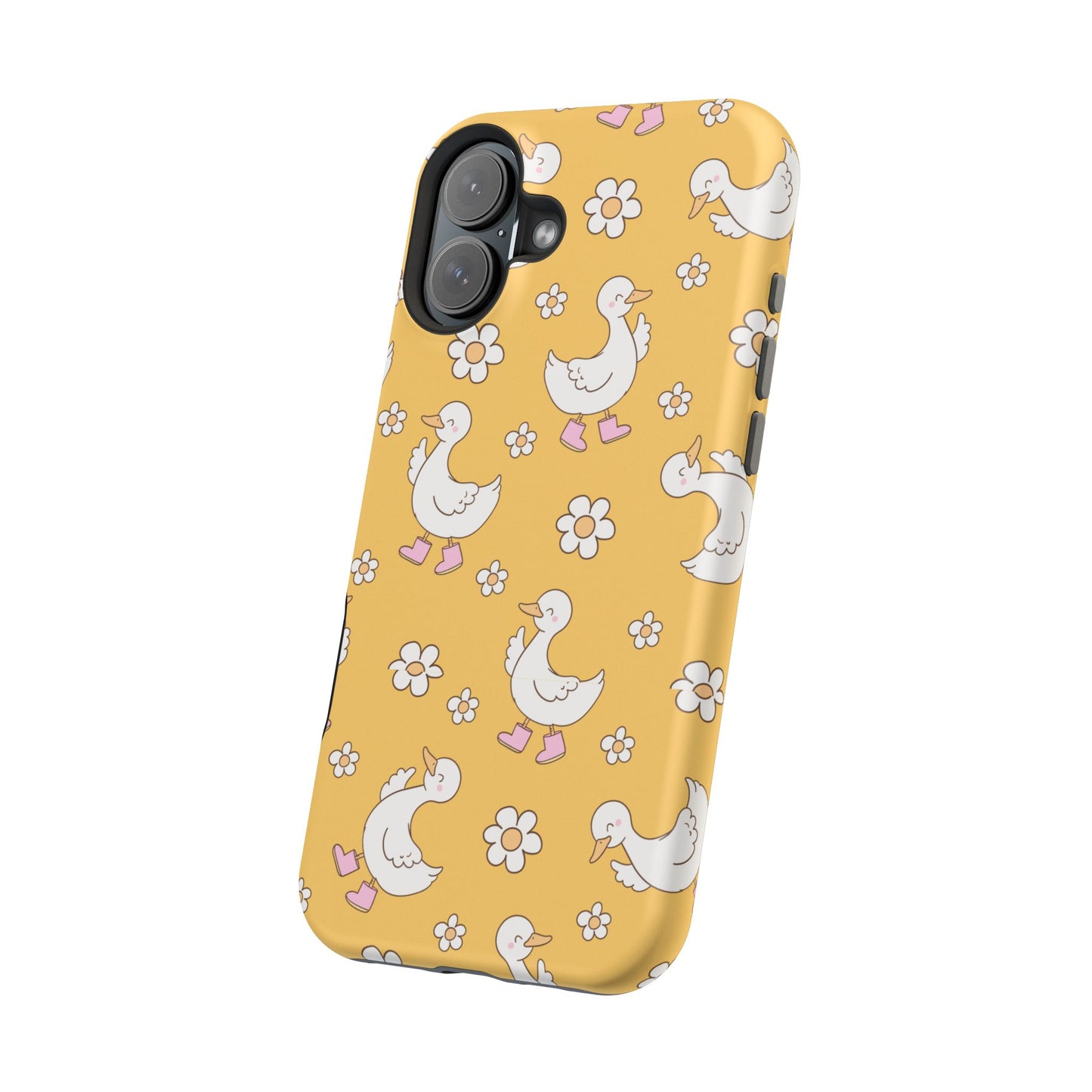 Charming Duck Pattern Magnetic Phone Case