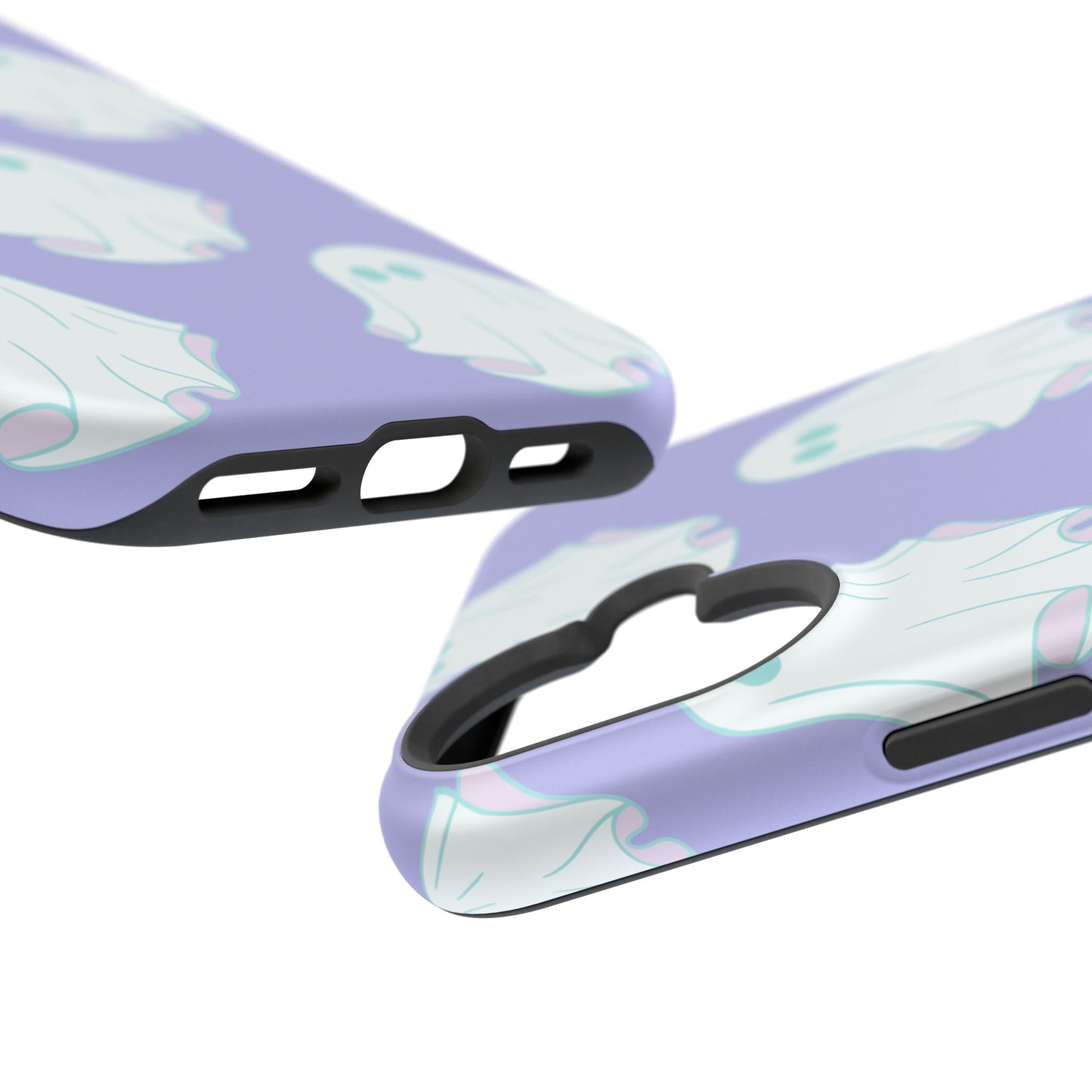 Ghost-Themed Impact-Resistant Phone Case