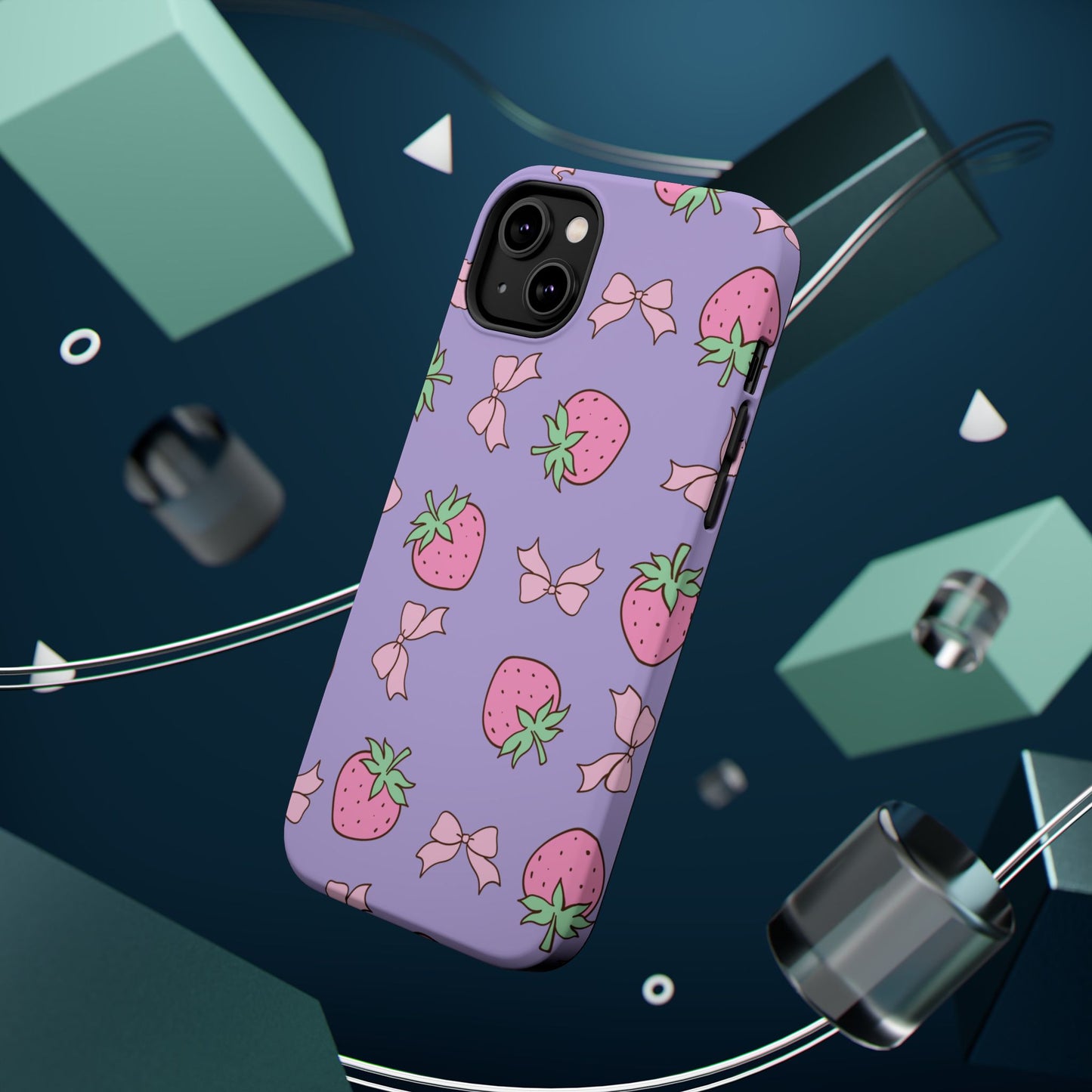 Cute Strawberry Pattern Phone Case