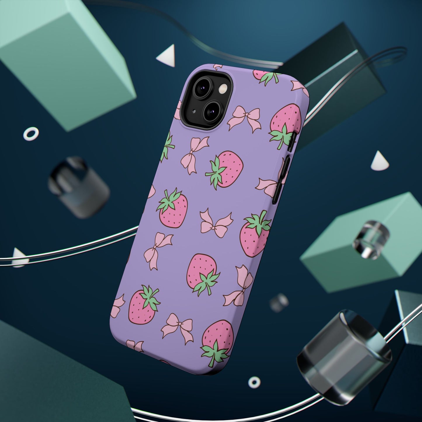 Cute Strawberry Pattern Phone Case