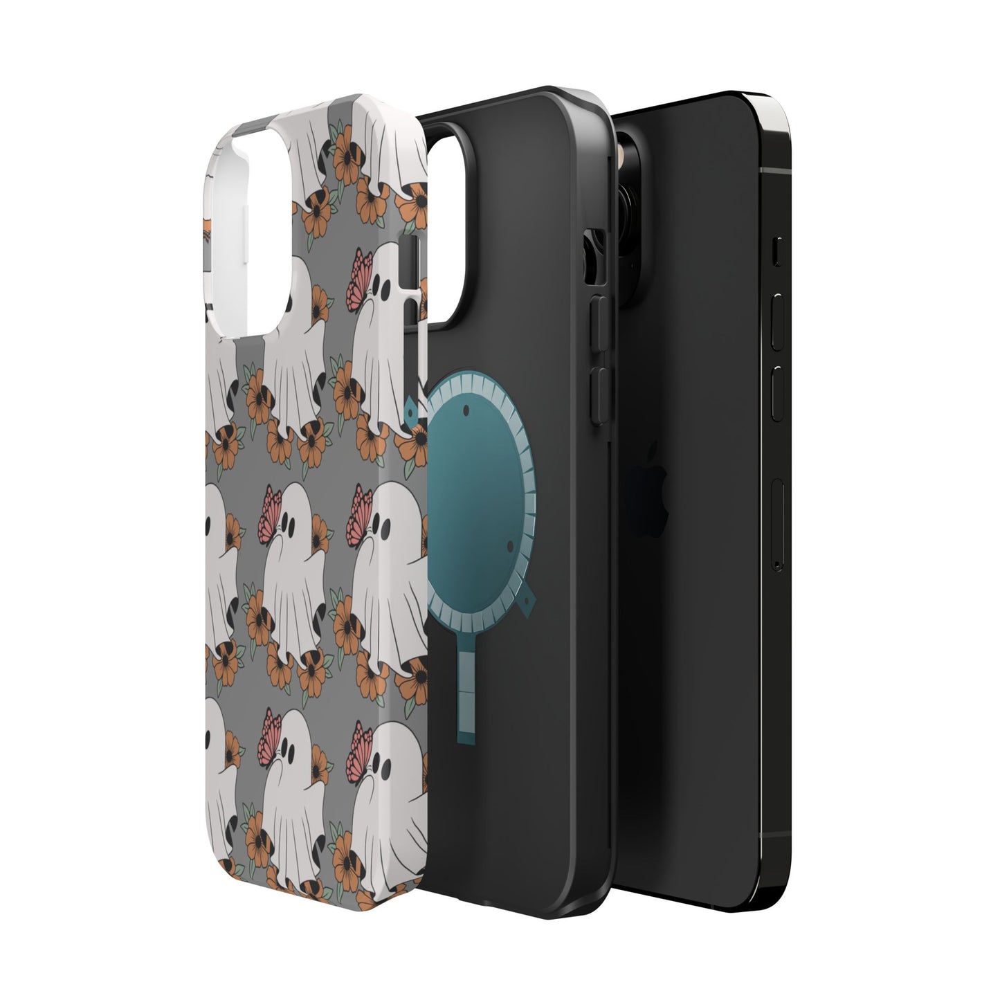 Cute Ghost Floral Phone Case
